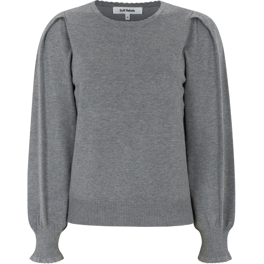 Tröja Analia, medium grey melange