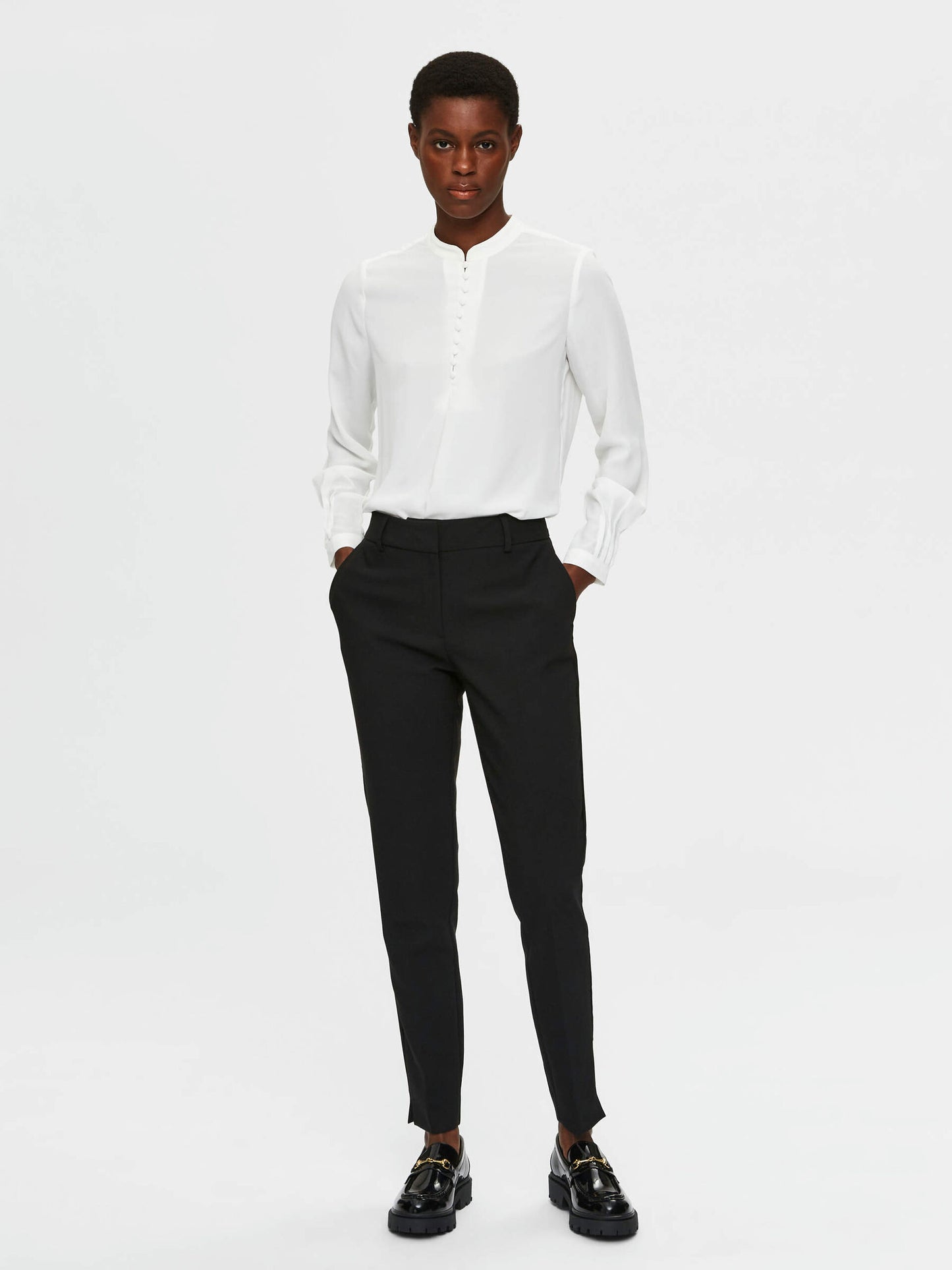 Byxa Rita slim, black