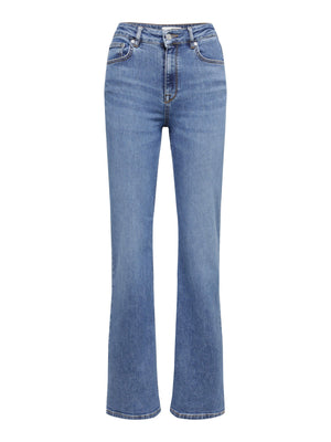 Jeans Tone HW bootcut, medium blue denim