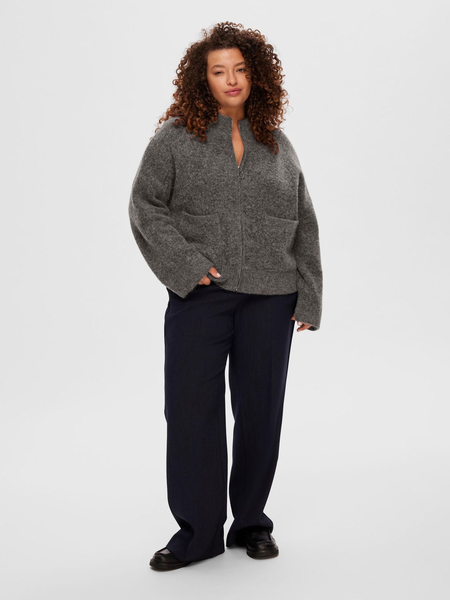 Cardigan Sia Ras knit zipper