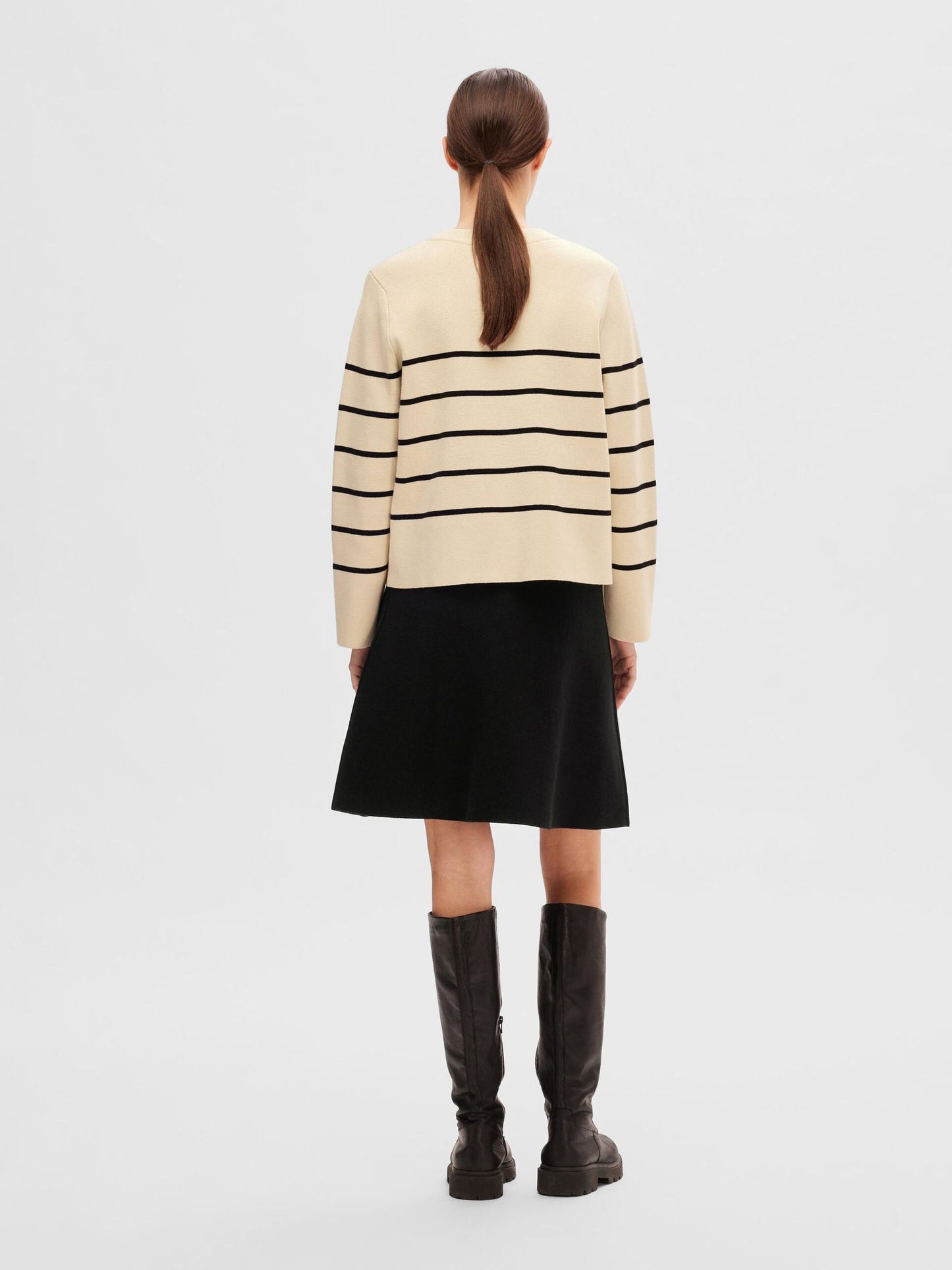 Kjol Liva HW knit, black