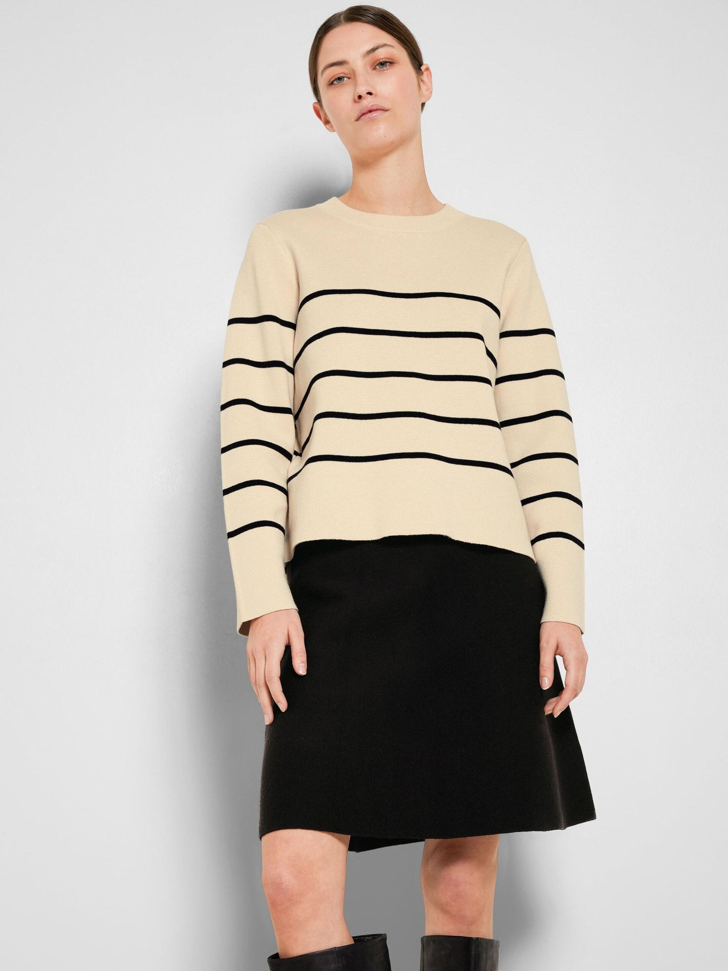 Kjol Liva HW knit, black