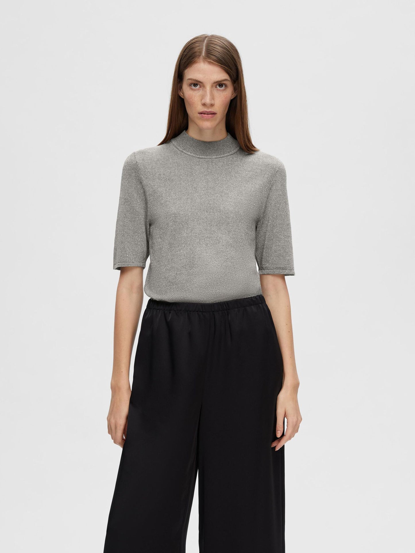 Topp Lura, medium grey melange