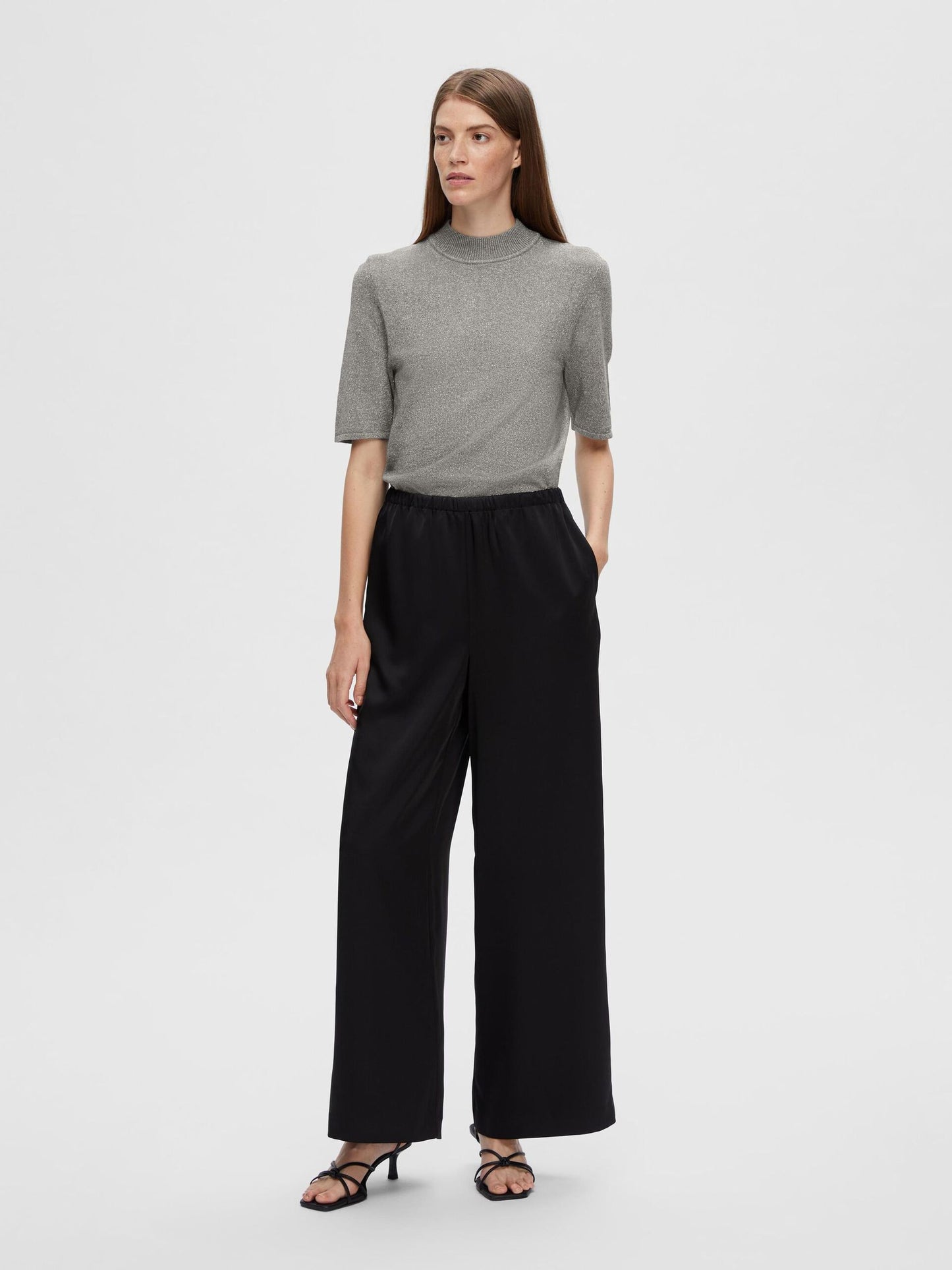 Topp Lura, medium grey melange