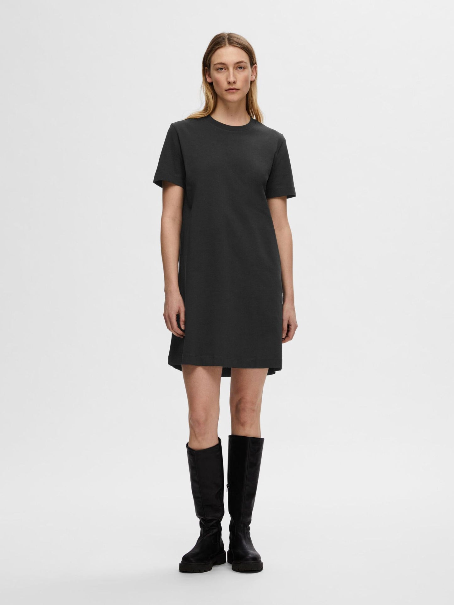 Klänning Essential short tee, black