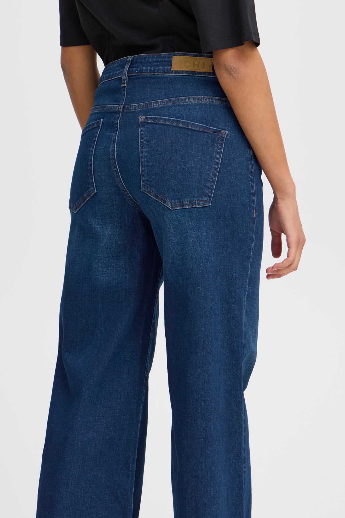 Jeans Twiggy wide, dark blue denim