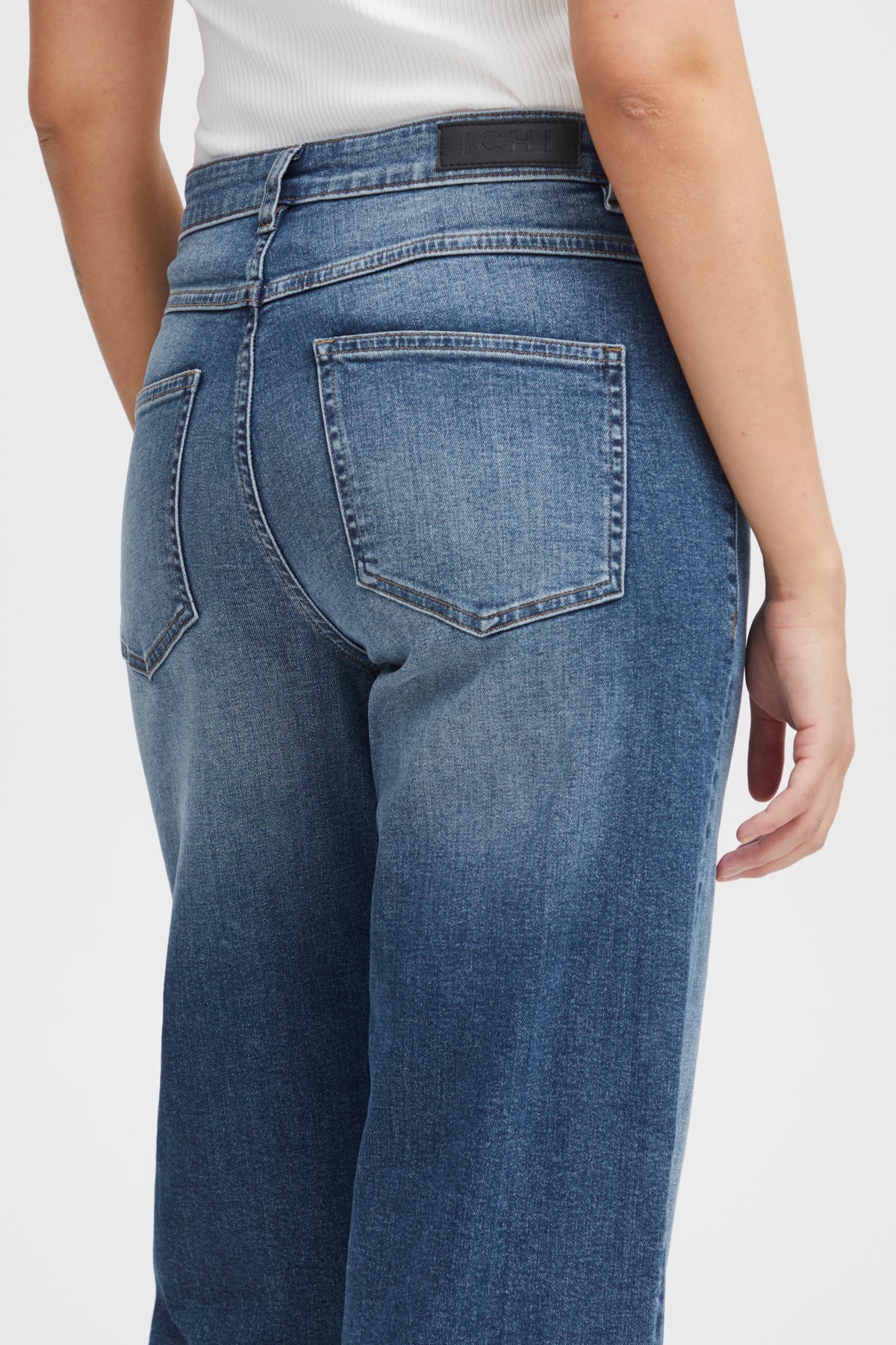 Jeans Twiggy straight long, medium blue