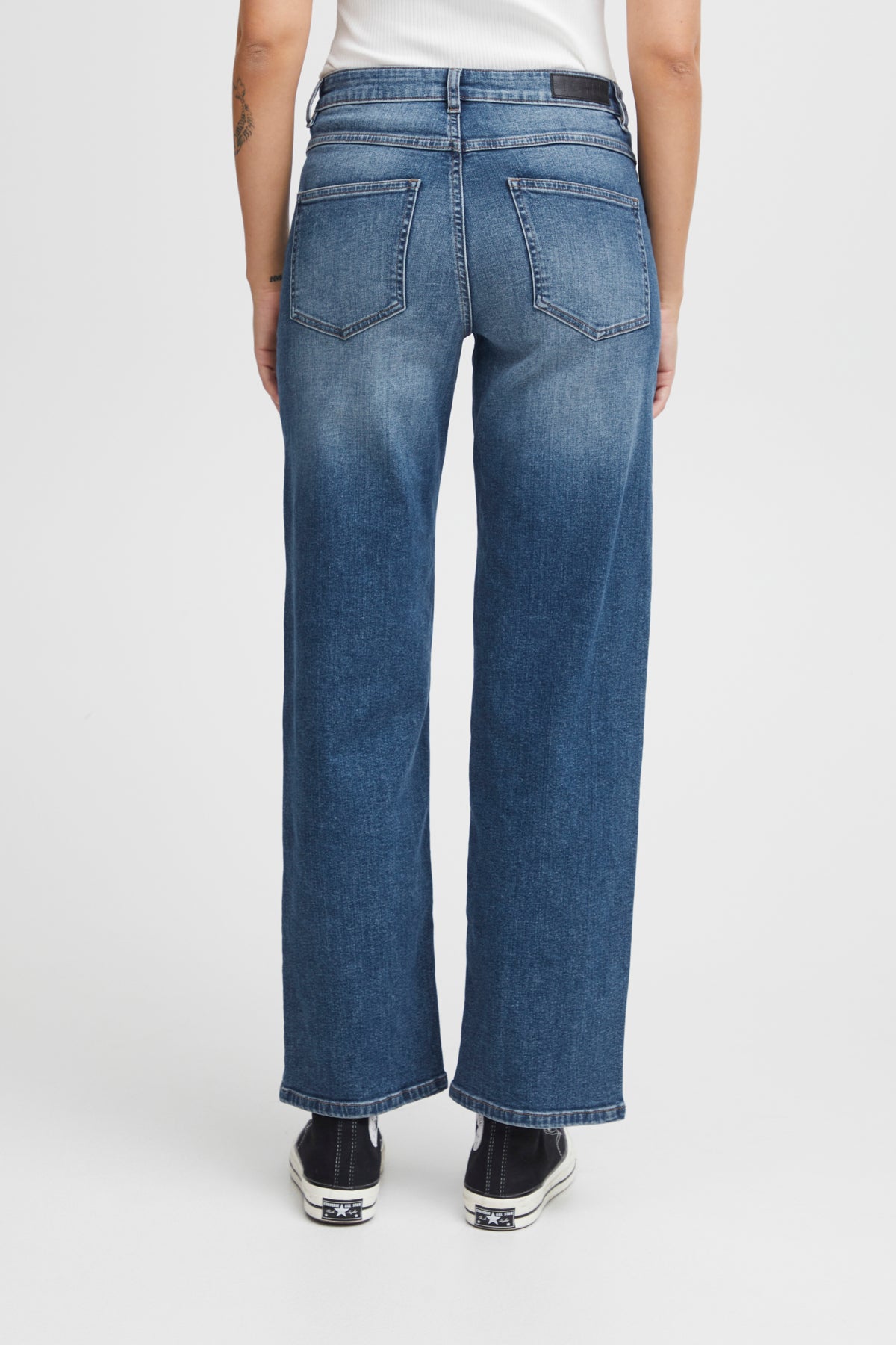 Jeans Twiggy straight long, medium blue
