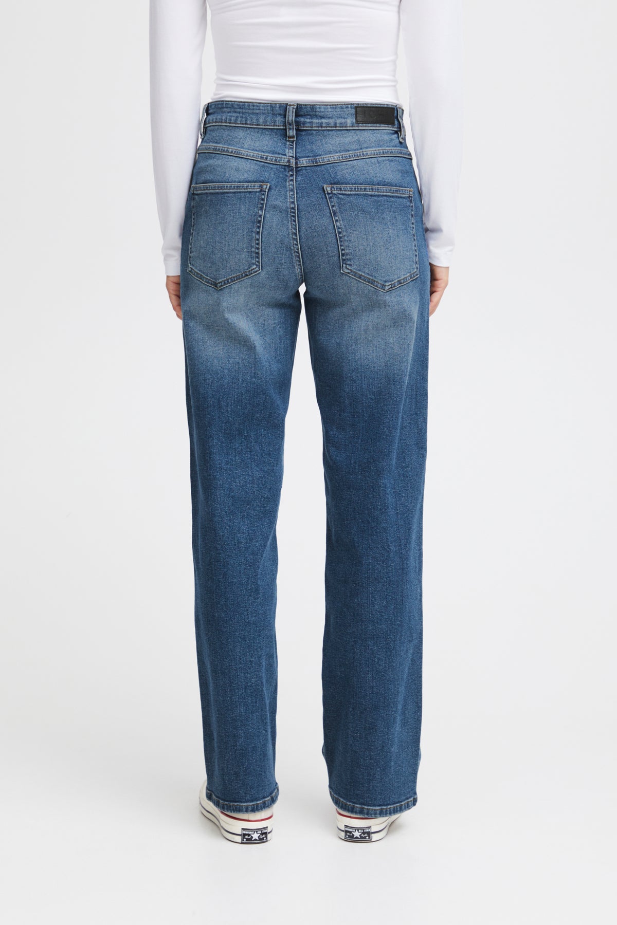 Jeans Twiggy straight long, medium blue