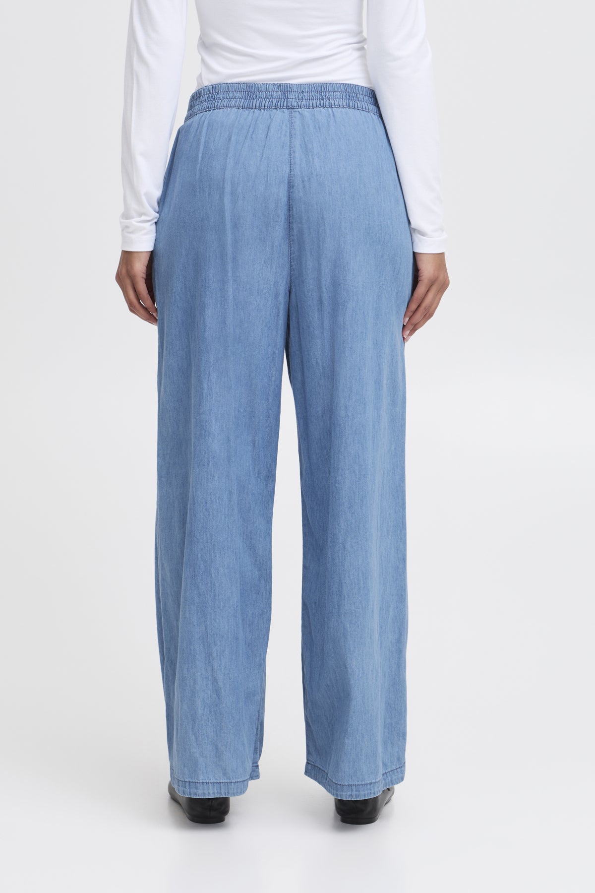 Byxa Barcy, light blue chambray