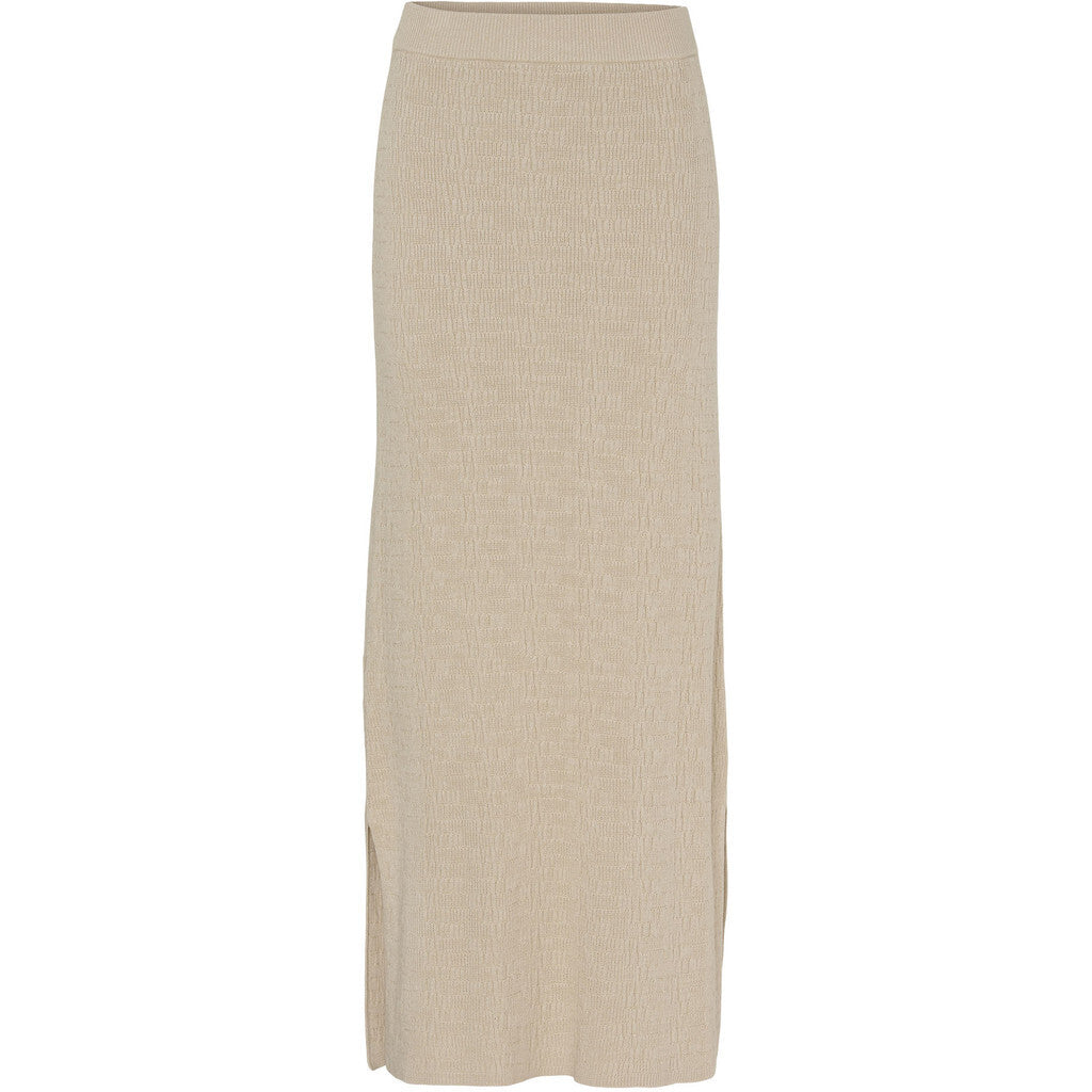 Kjol Dora knit, sand melange