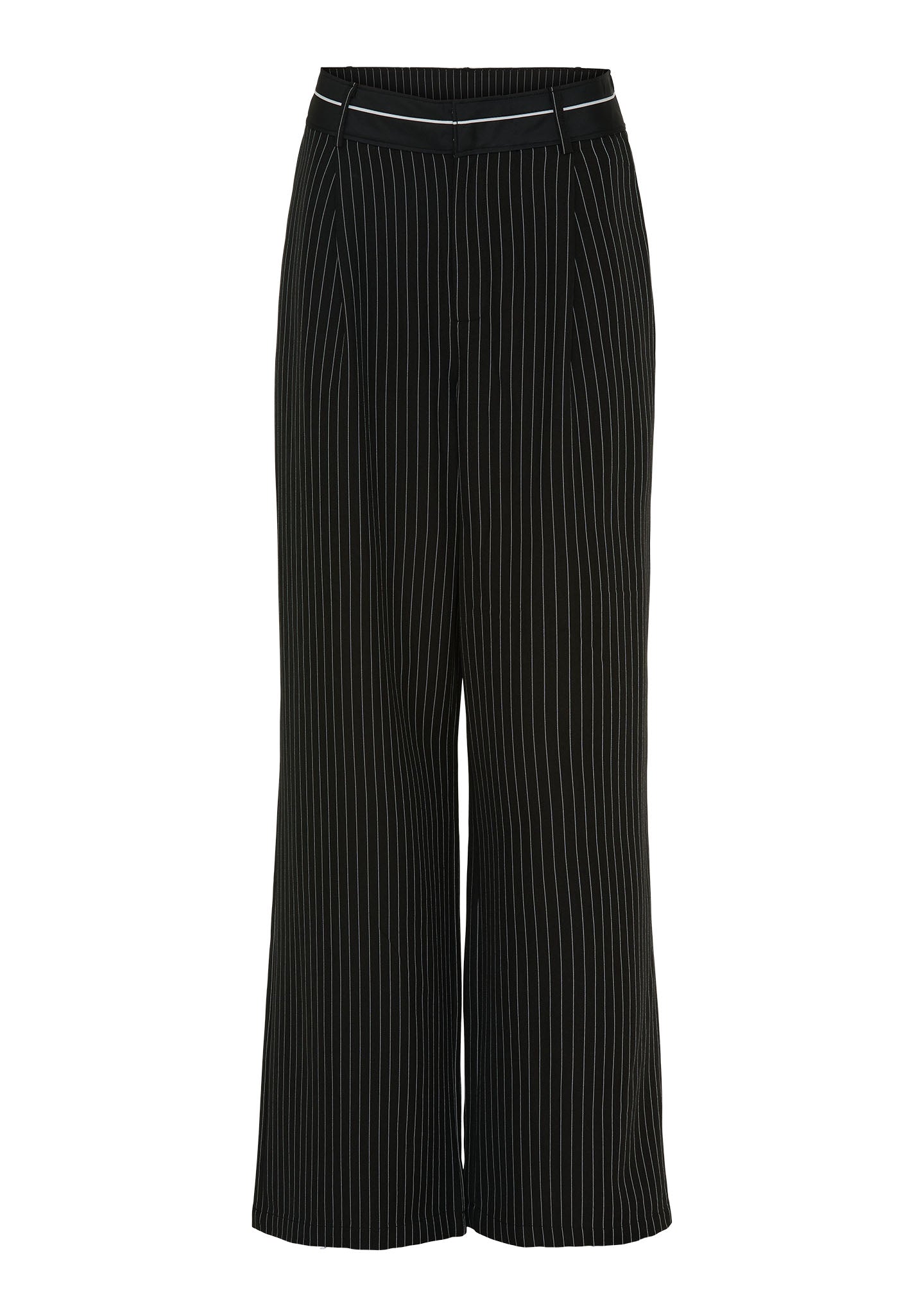 Byxa Felicia, black pinstripe