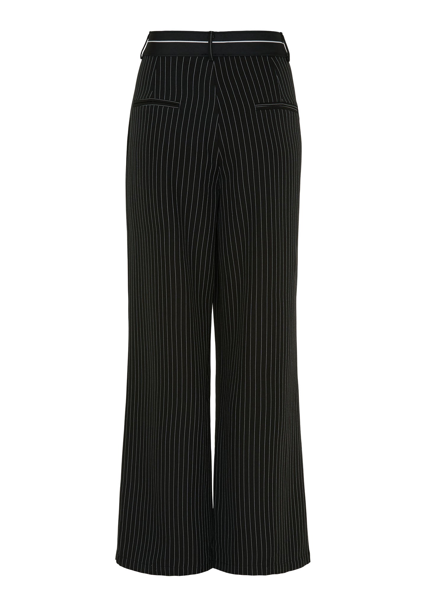 Byxa Felicia, black pinstripe