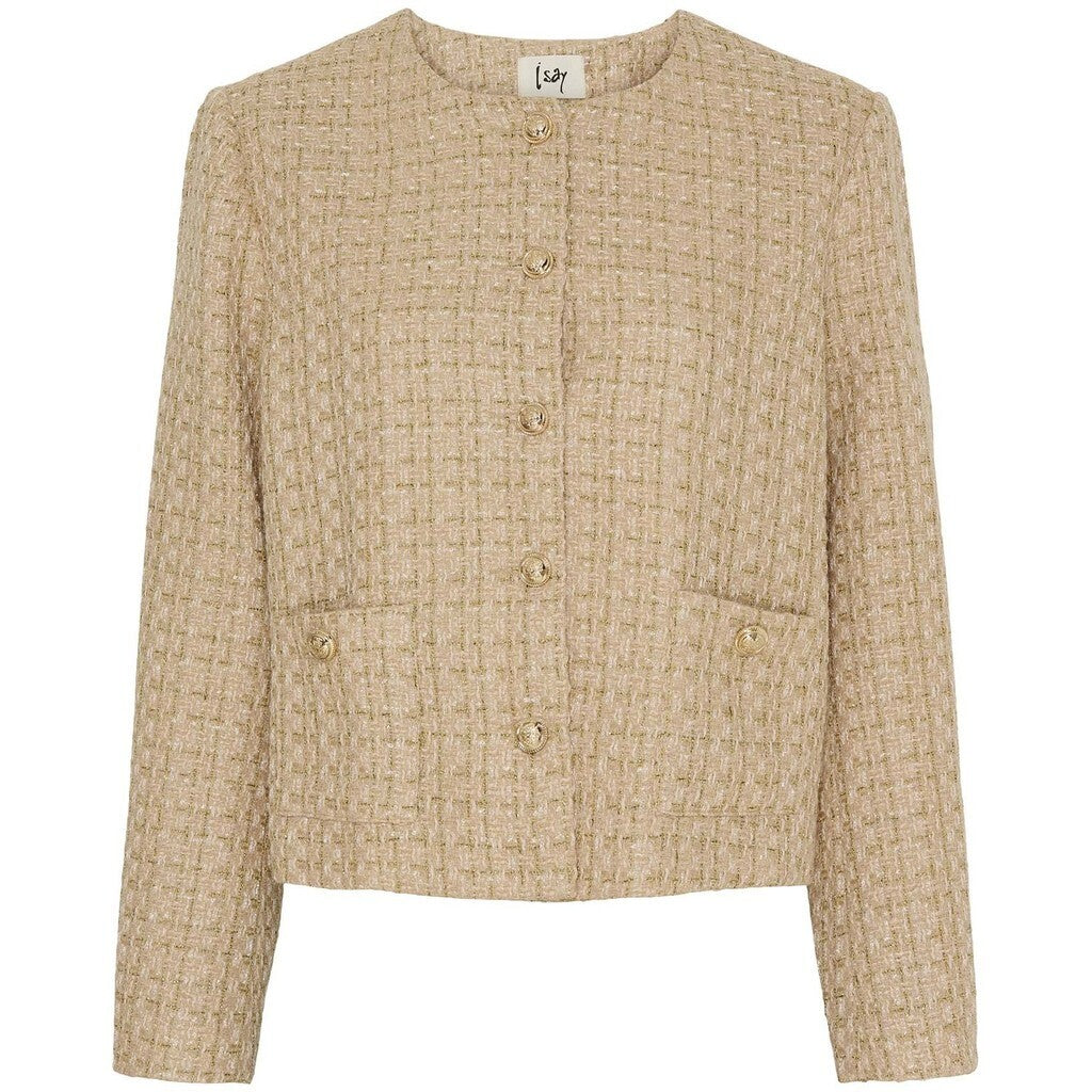 Blazer Emilie new, camel melange