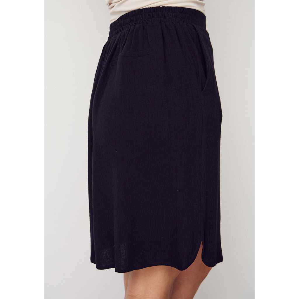 Kjol Pearl short, black