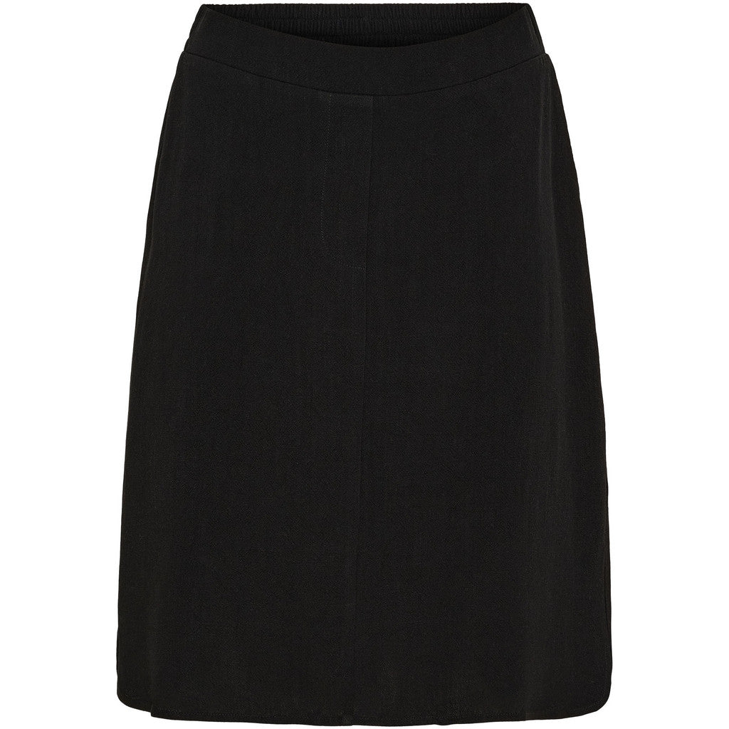 Kjol Pearl short, black