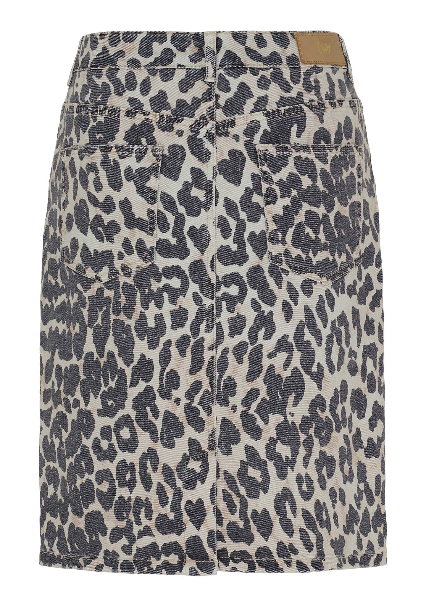 Kjol Como printed, leo