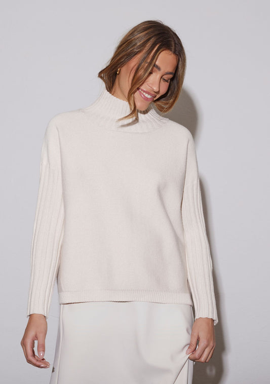 Tröja Kaddy, winter white melange