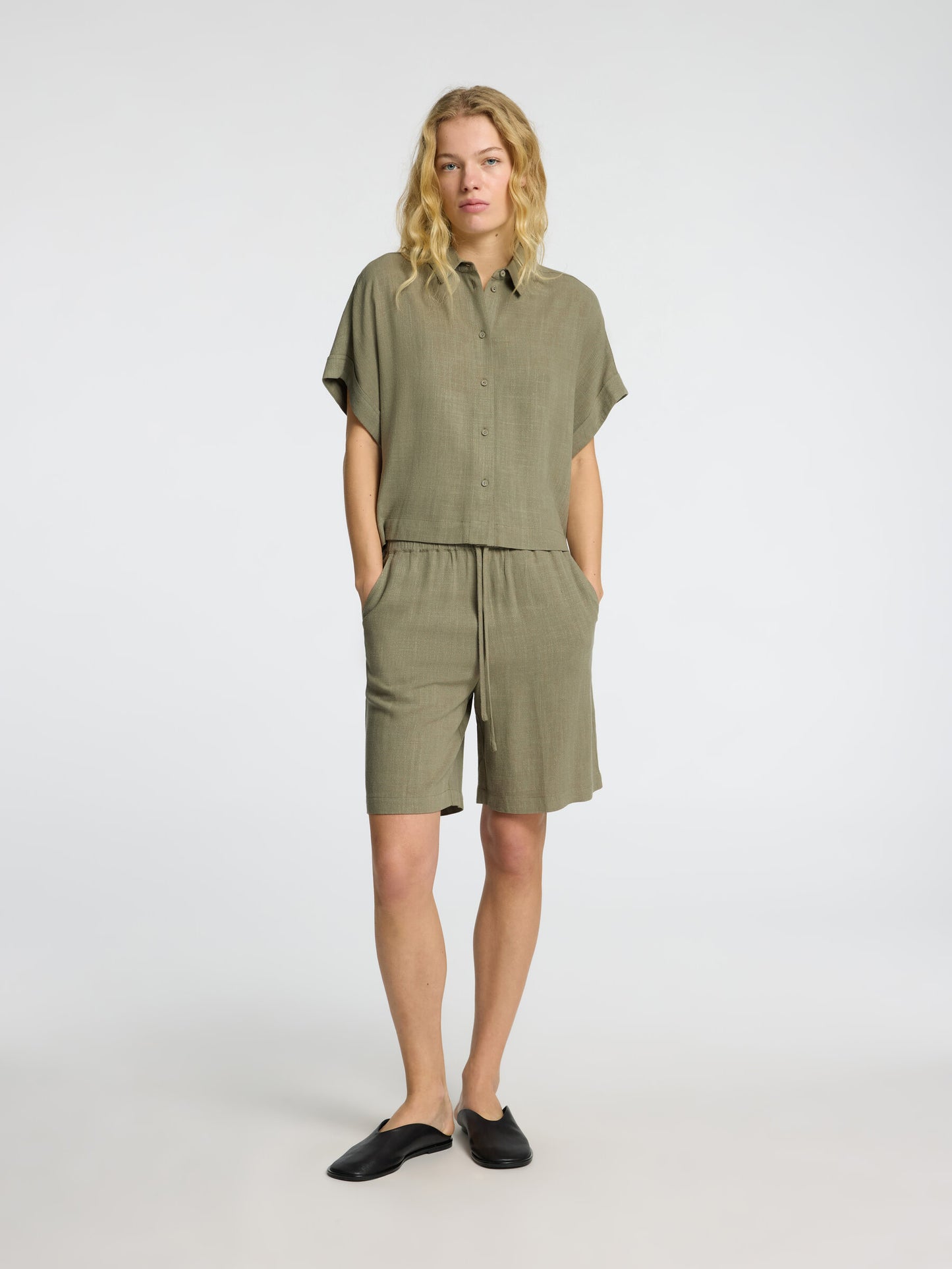 Skjorta Viva ss cropped