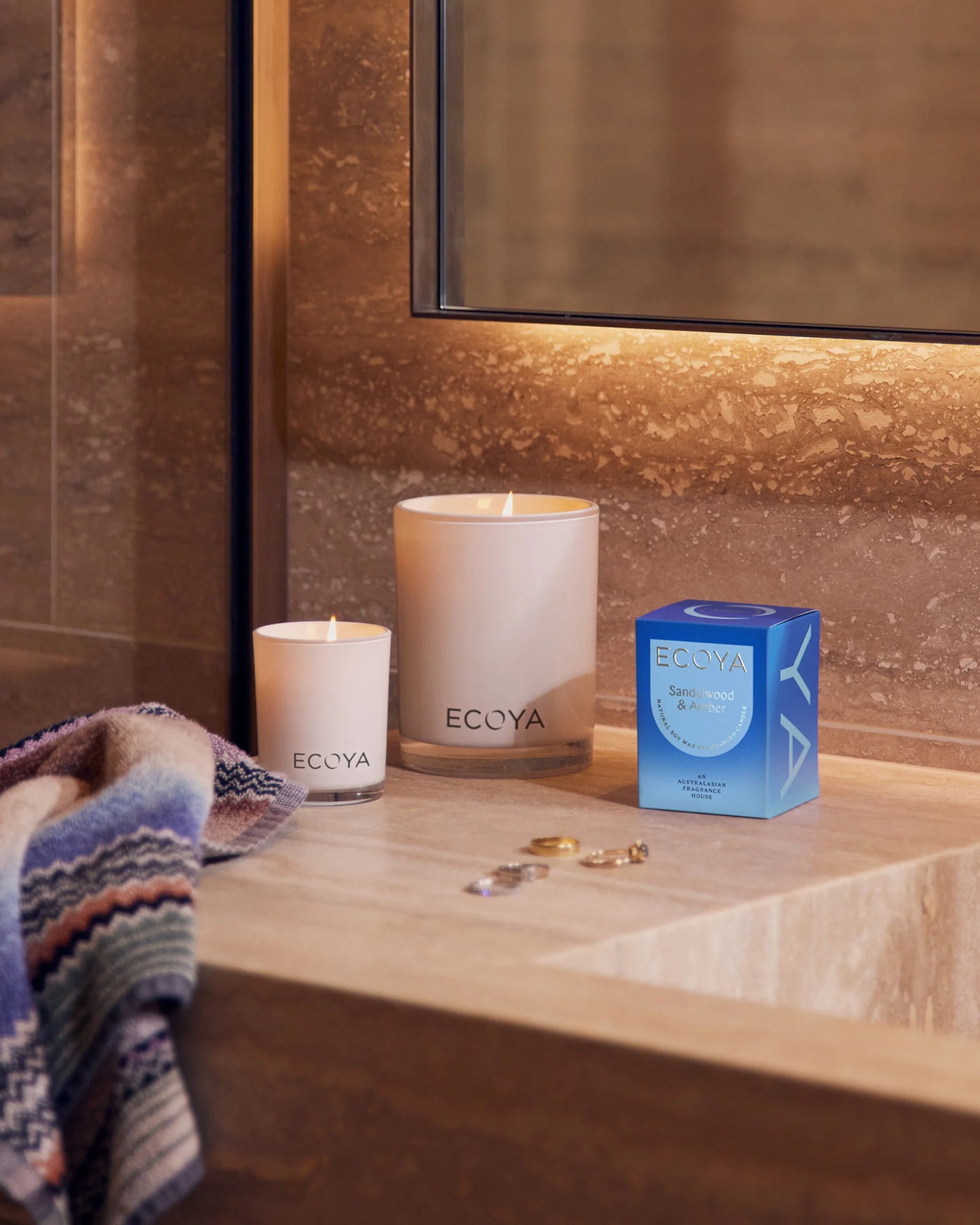 Doftljus - Sandalwood & Amber