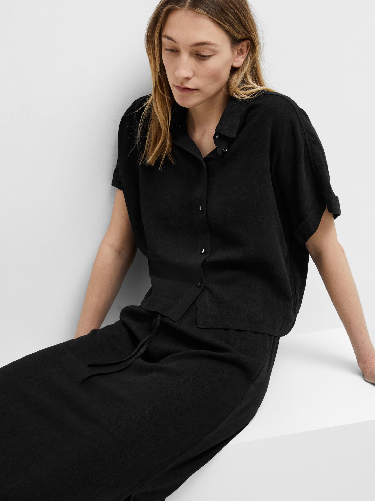 Skjorta Viva ss cropped