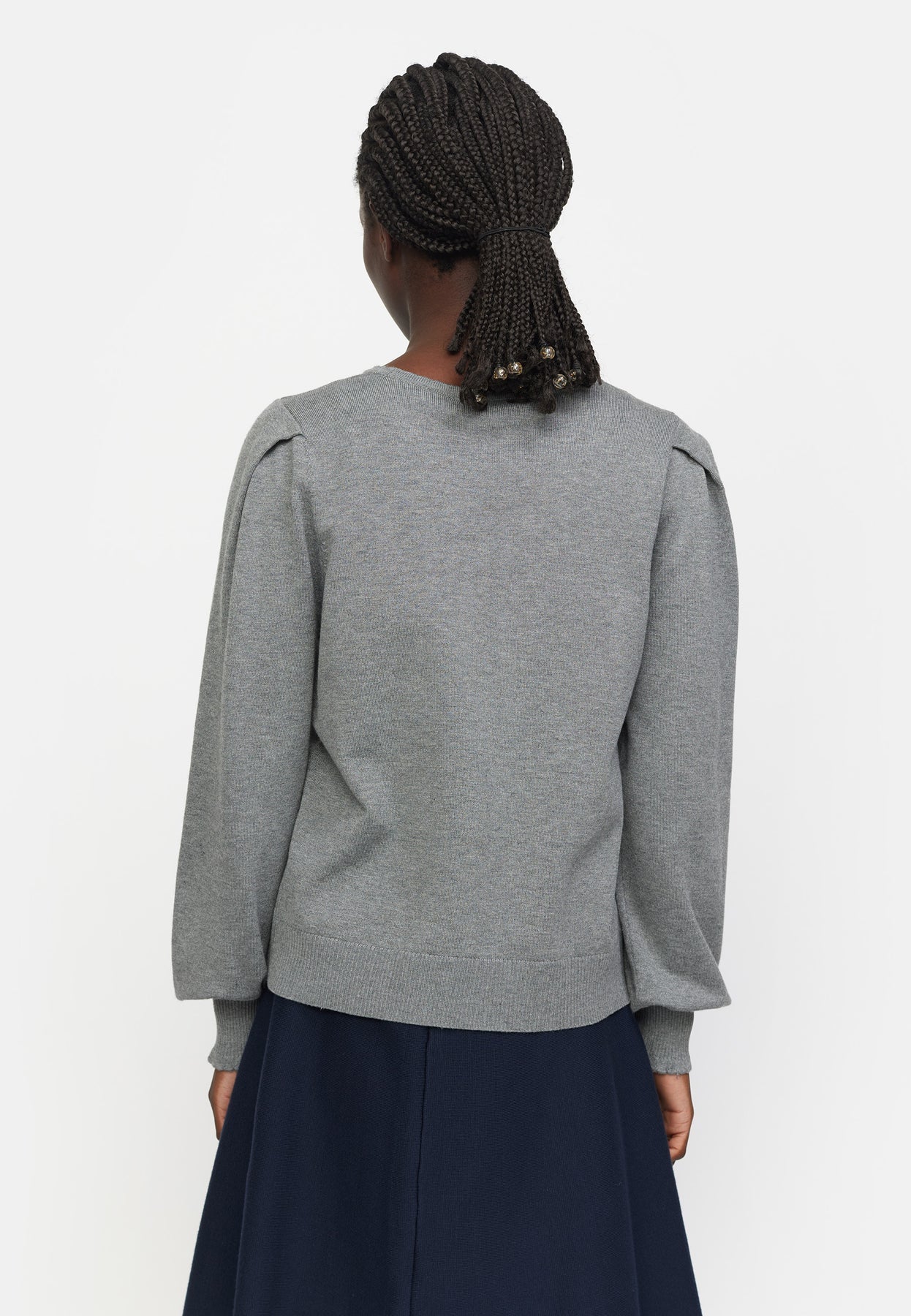 Tröja Analia, medium grey melange