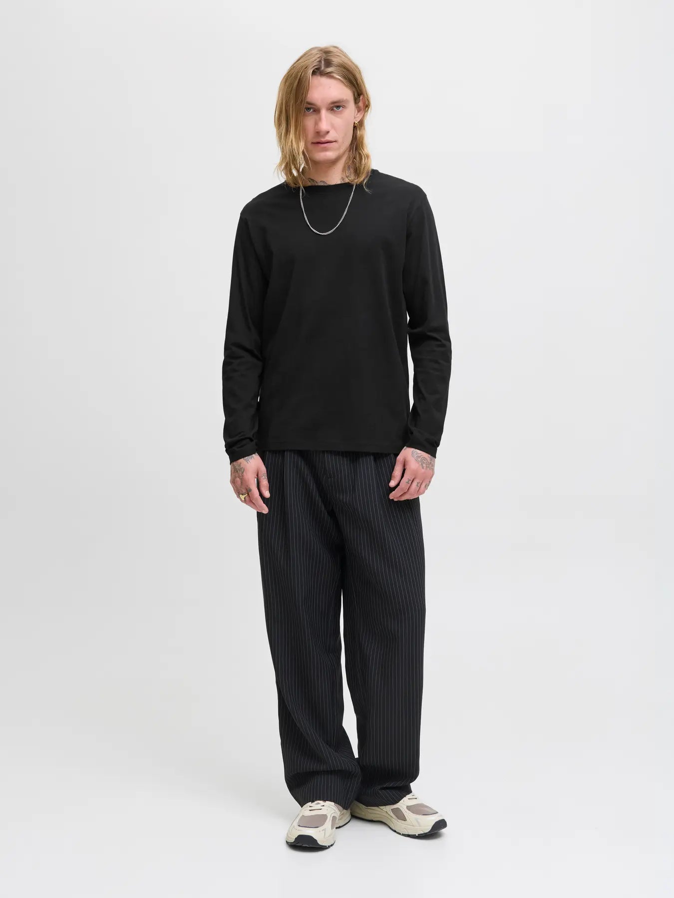 Långärmad t-shirt Organic basic o-neck