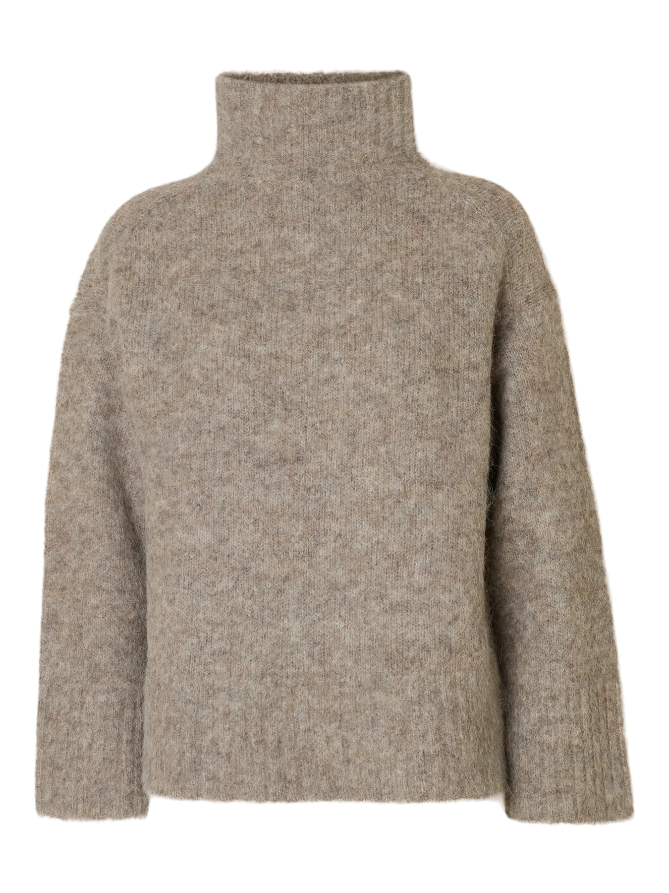 Tröja Gabriella high knit neck