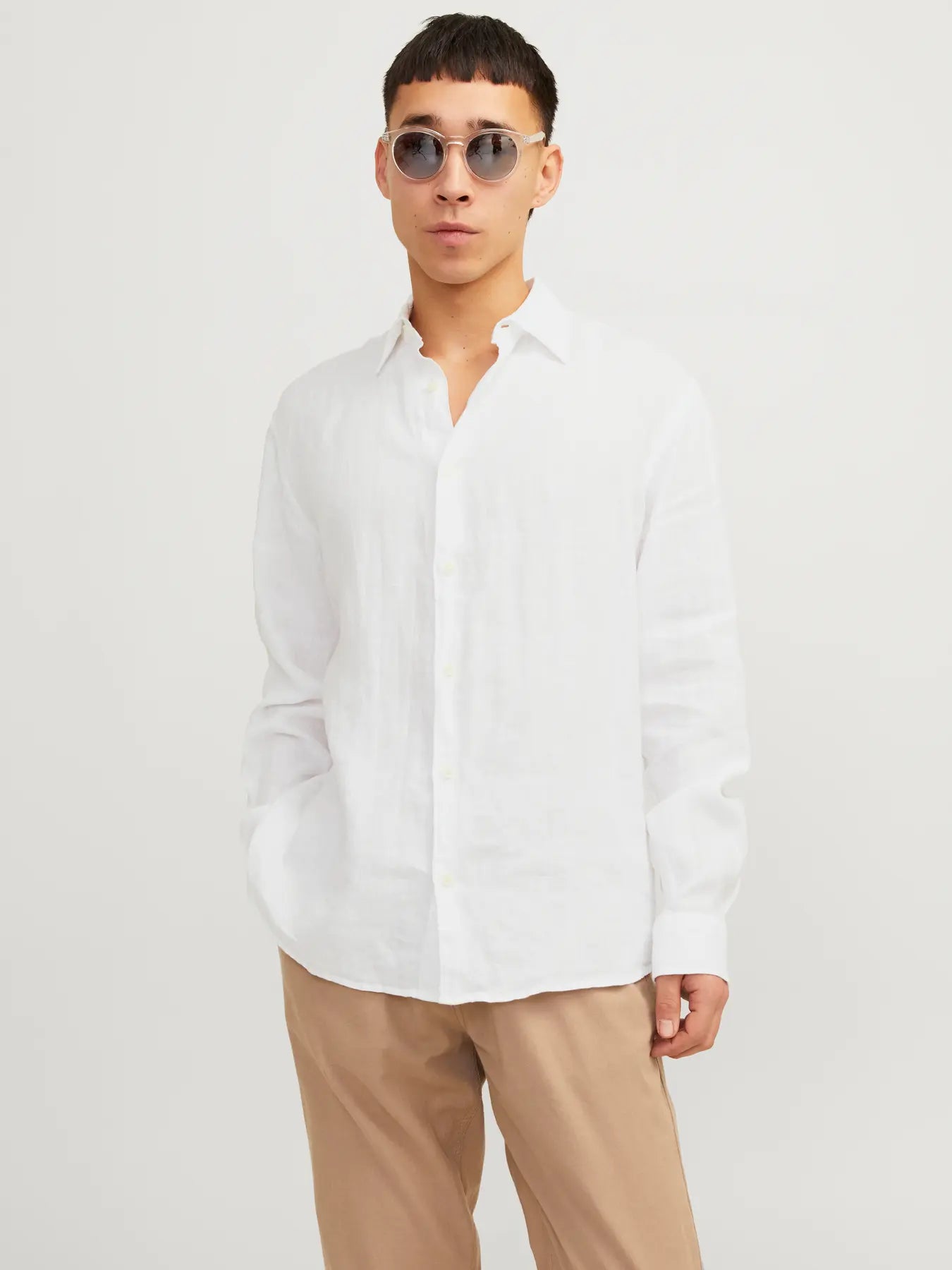 Skjorta Lawrence linen, bright white