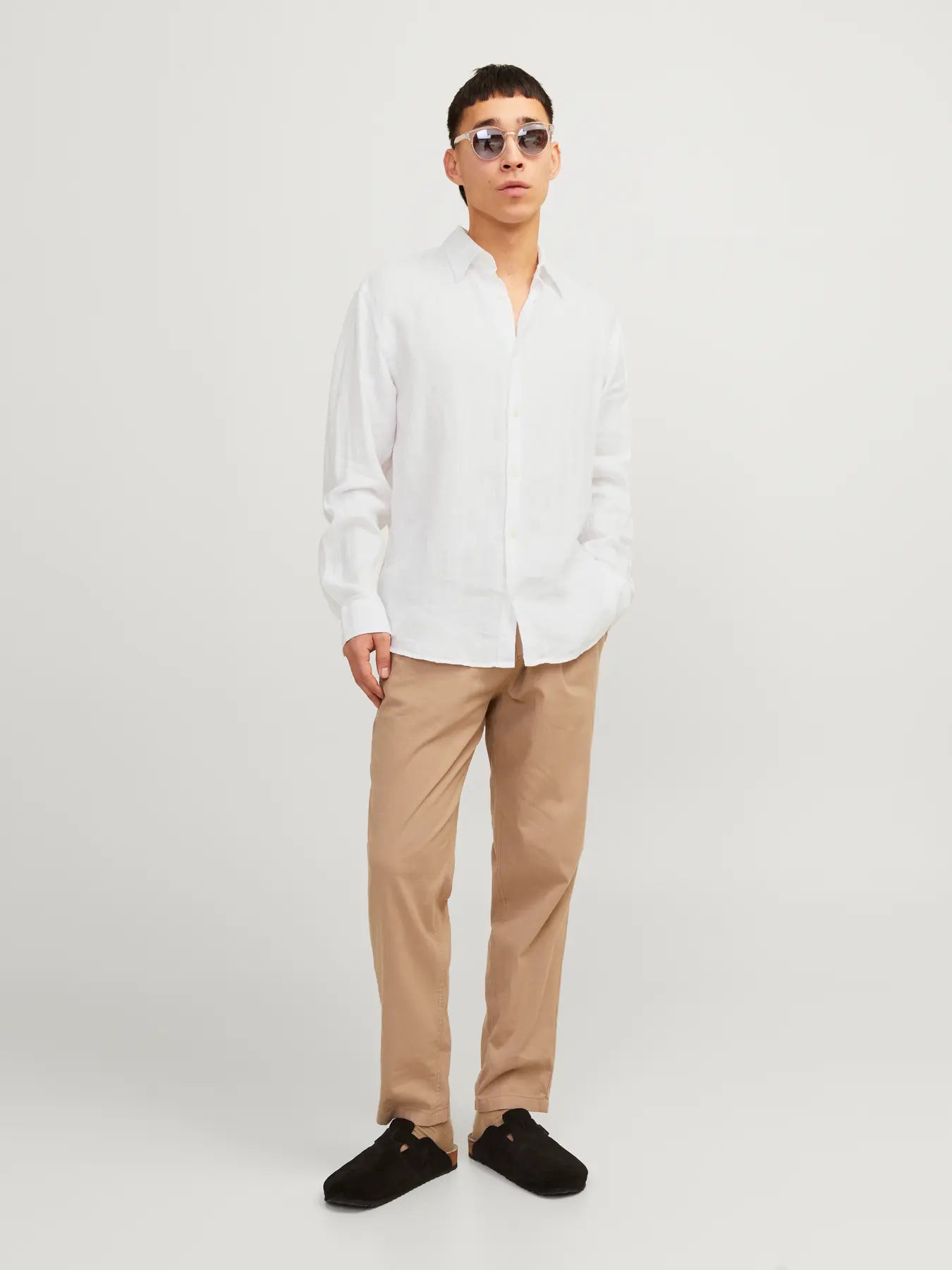 Skjorta Lawrence linen, bright white