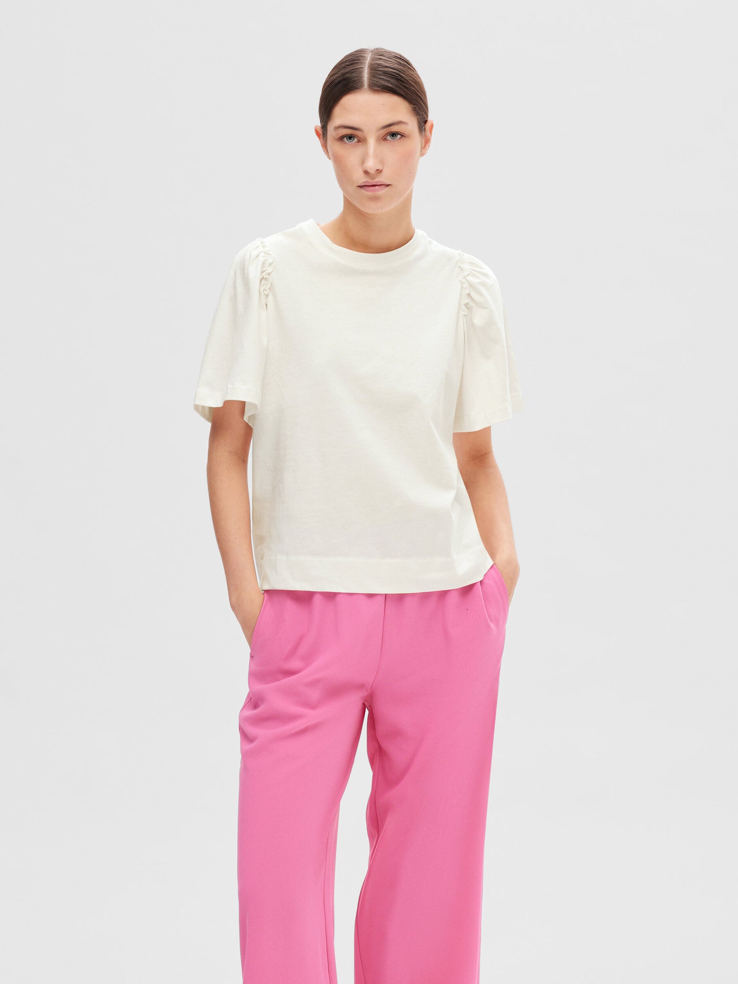 Topp Penelope ruffle