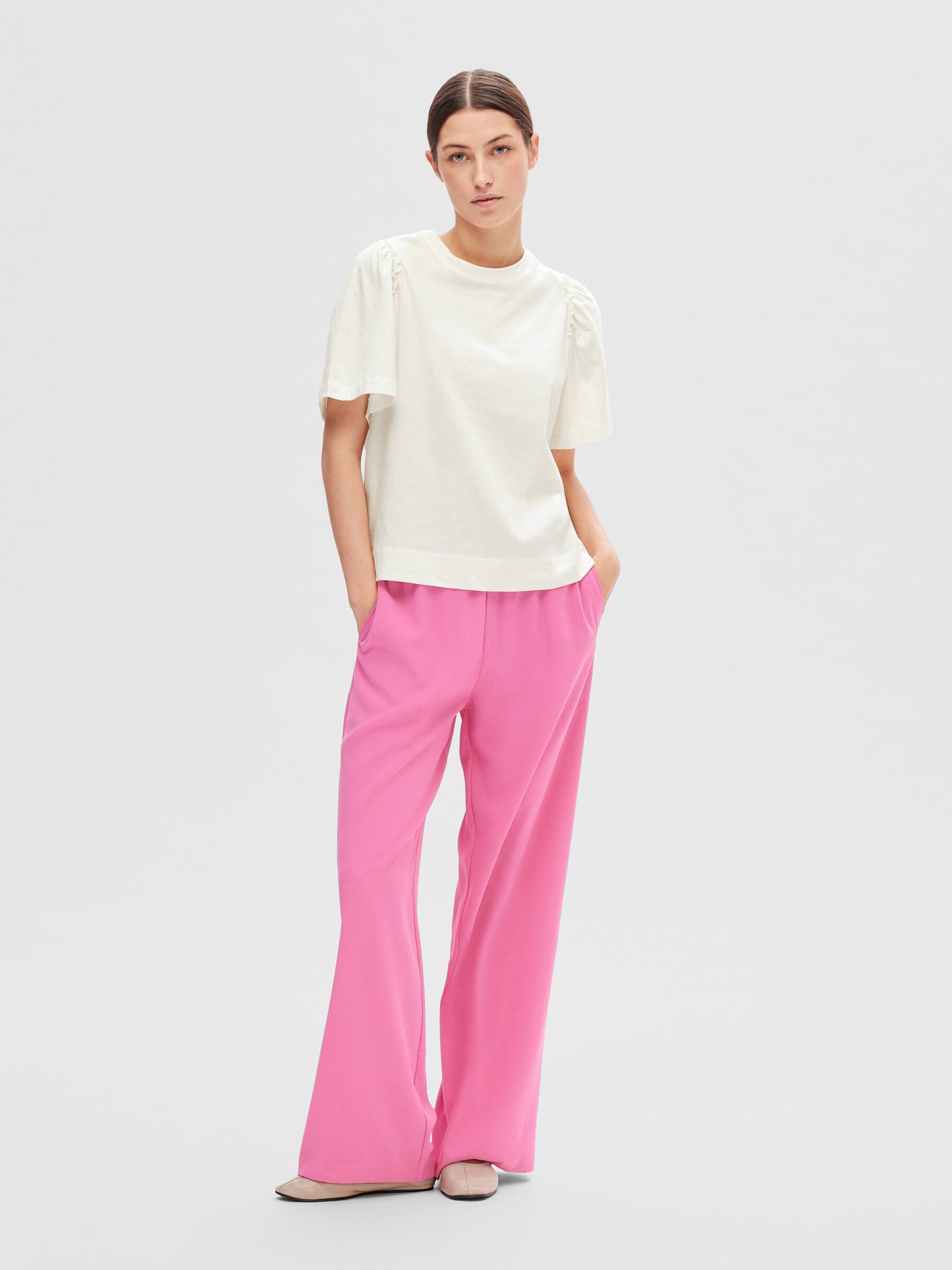 Topp Penelope ruffle