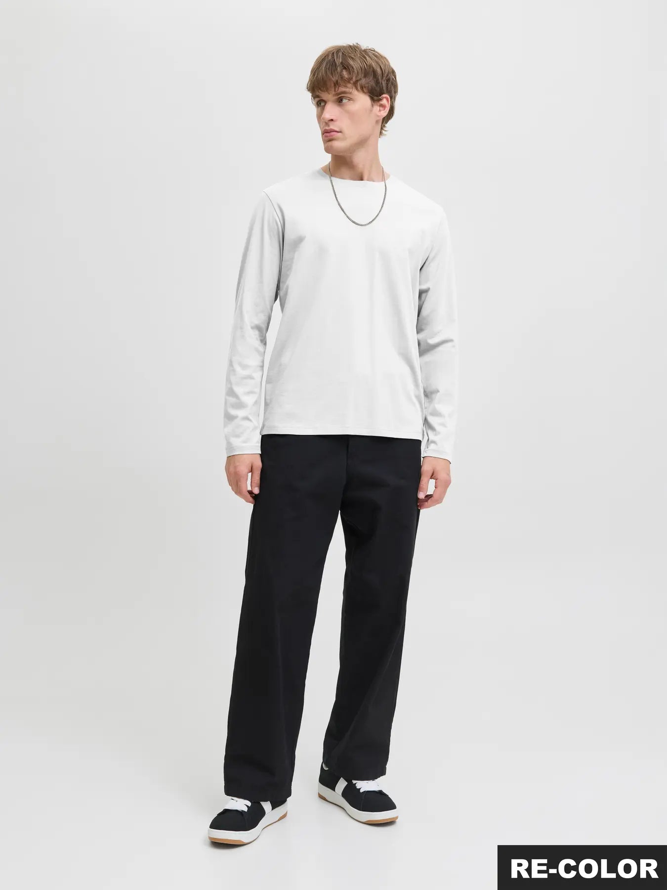 Långärmad t-shirt Organic basic o-neck