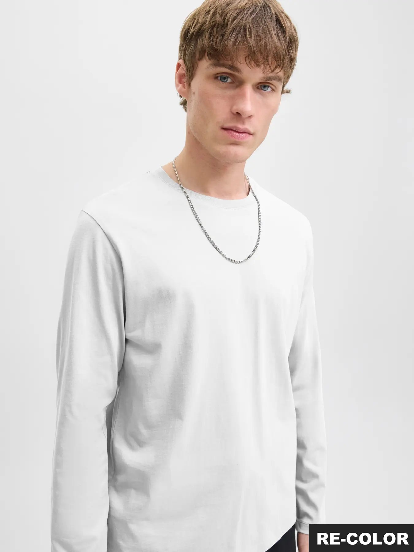 Långärmad t-shirt Organic basic o-neck