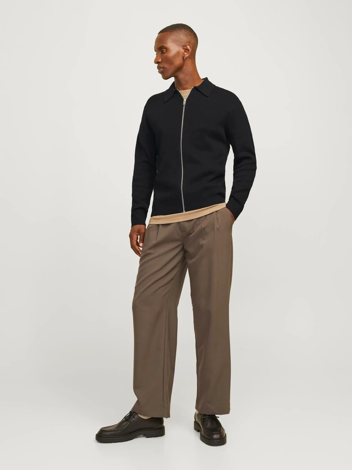 Cardigan Milano stitch, black