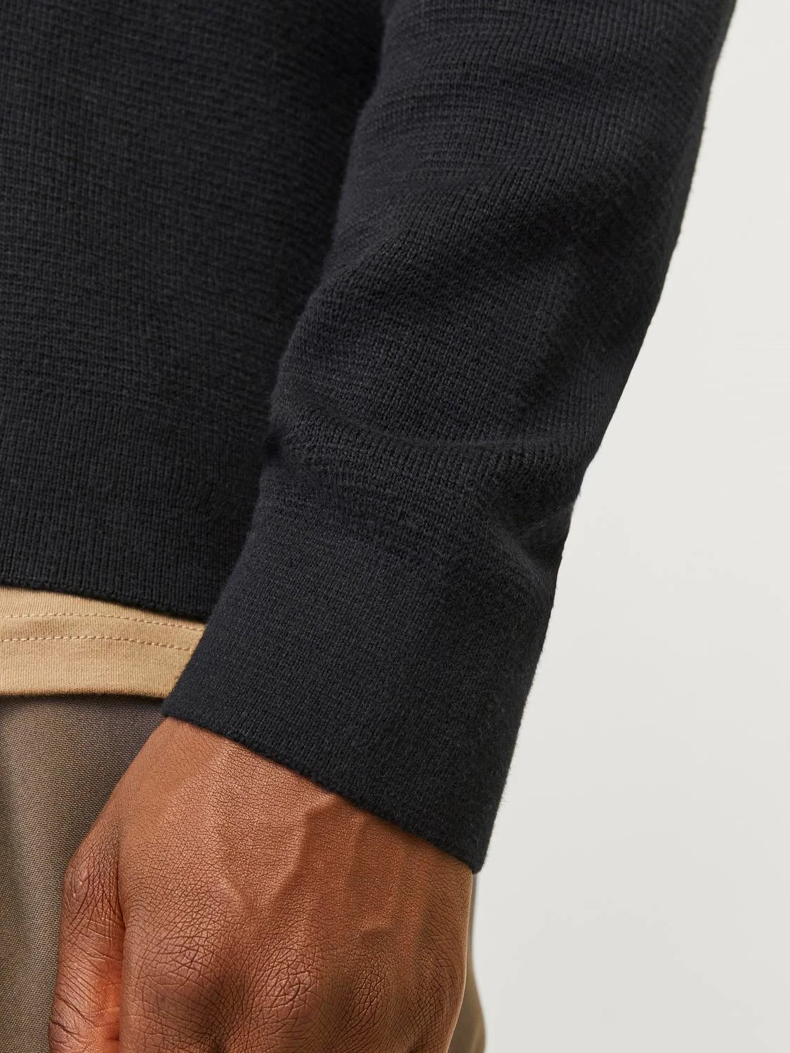 Cardigan Milano stitch, black
