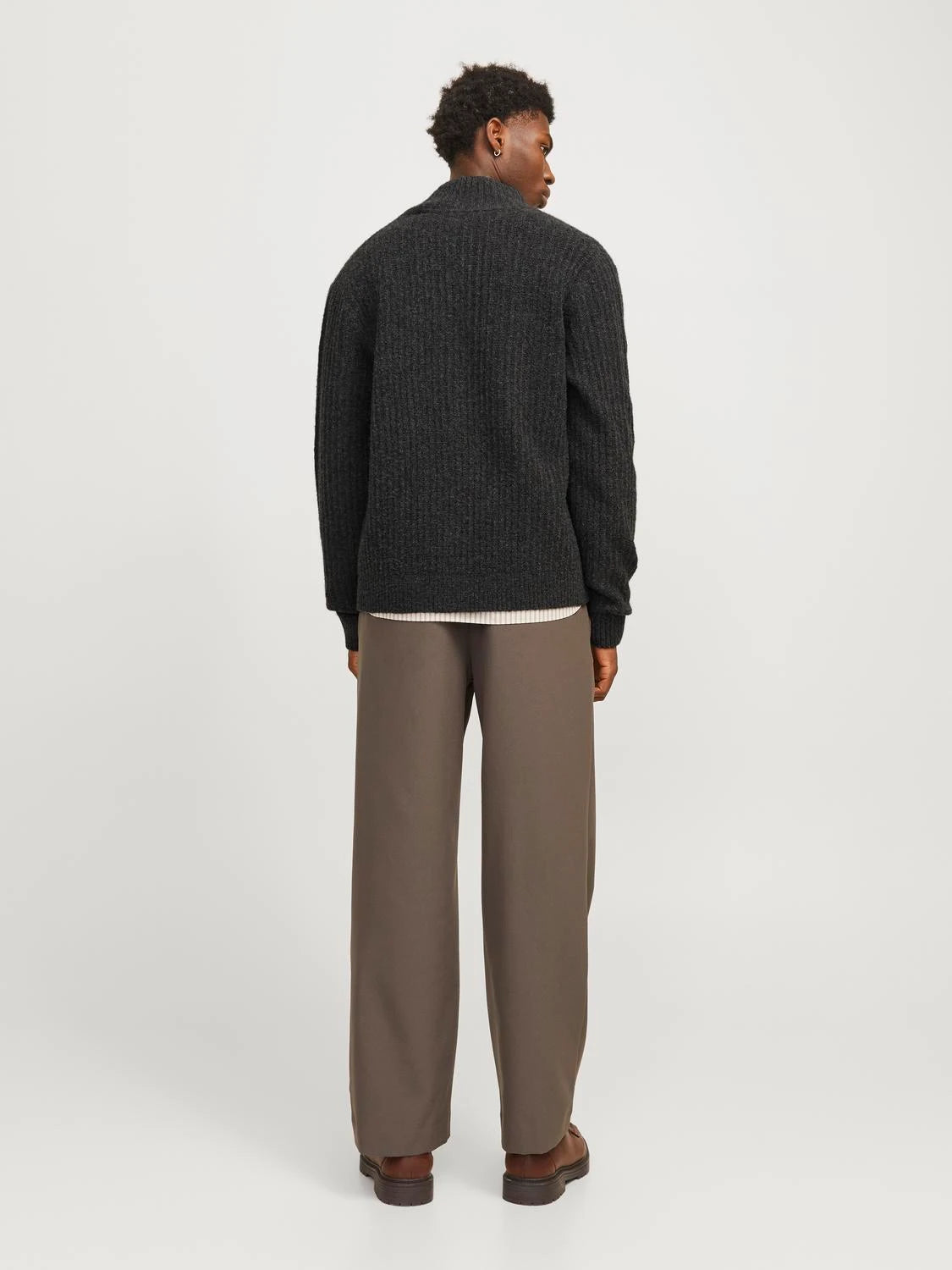 Cardigan Chowell knit, dark grey