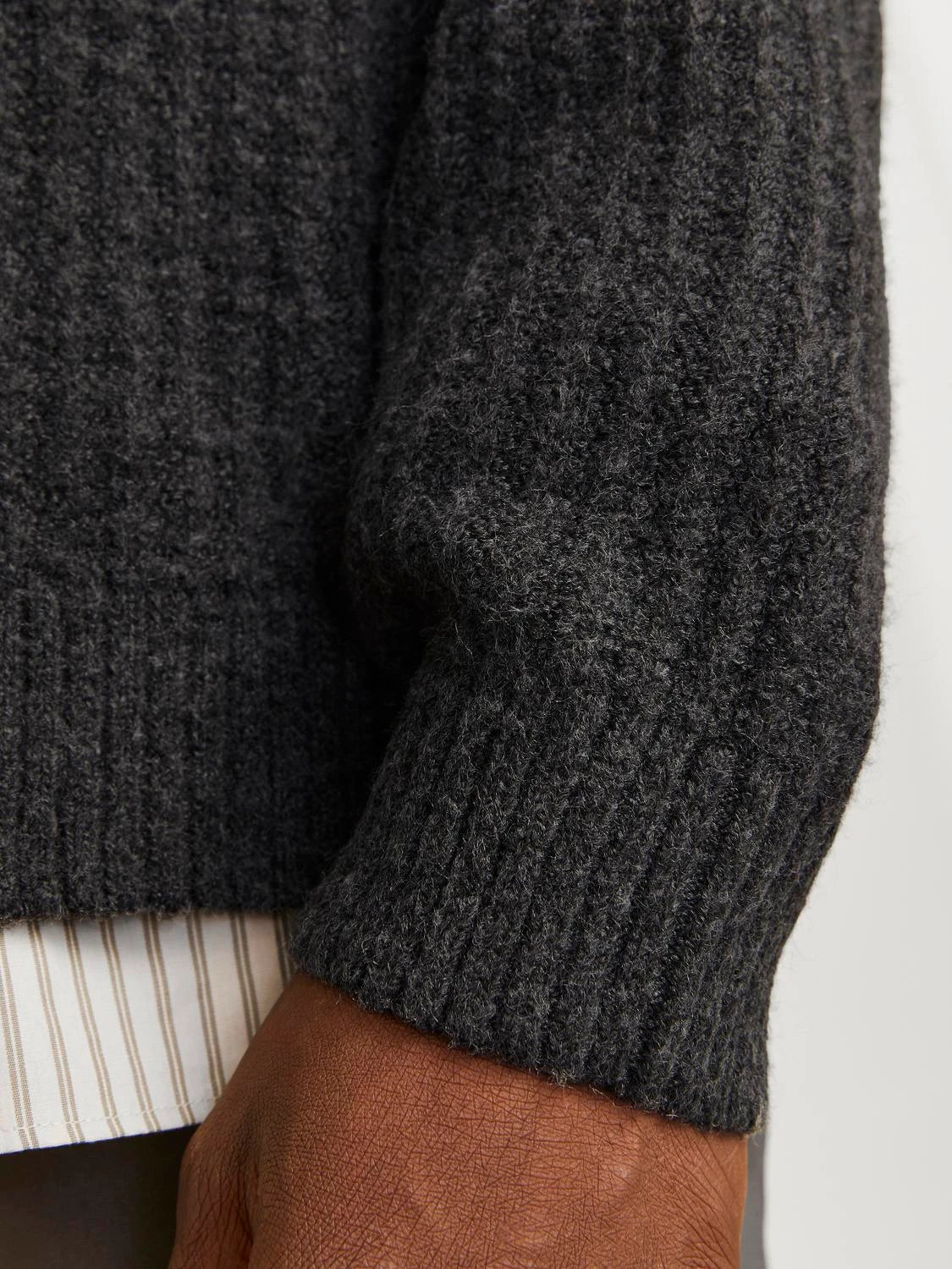 Cardigan Chowell knit, dark grey