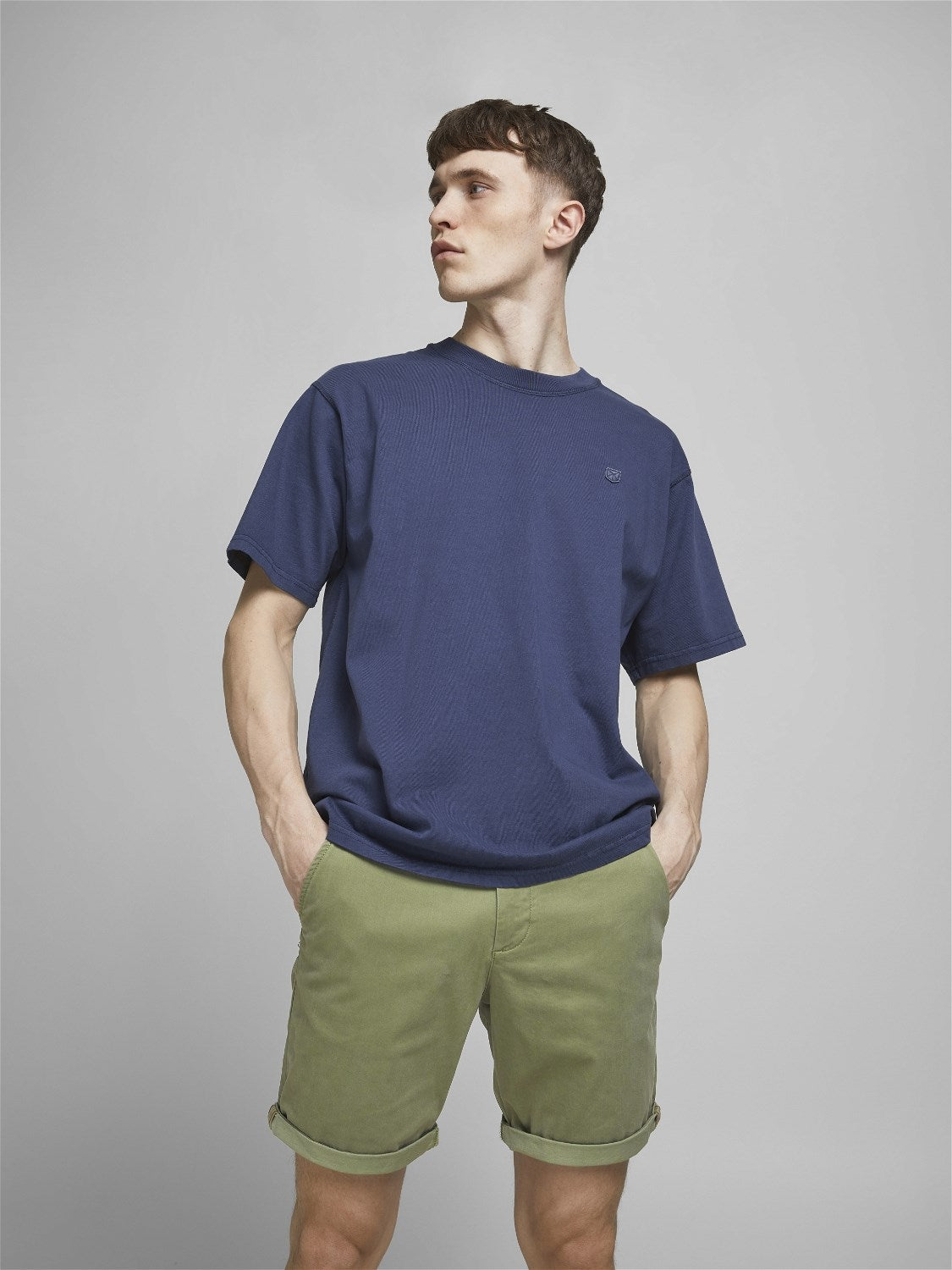Shorts Bowie, deep lichen green
