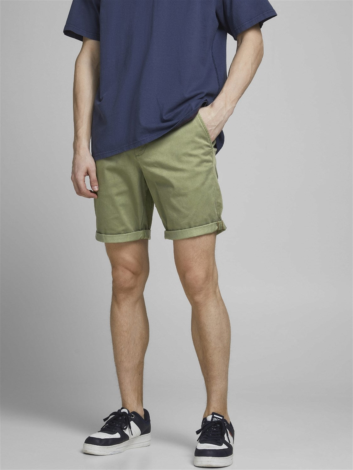 Shorts Bowie, deep lichen green