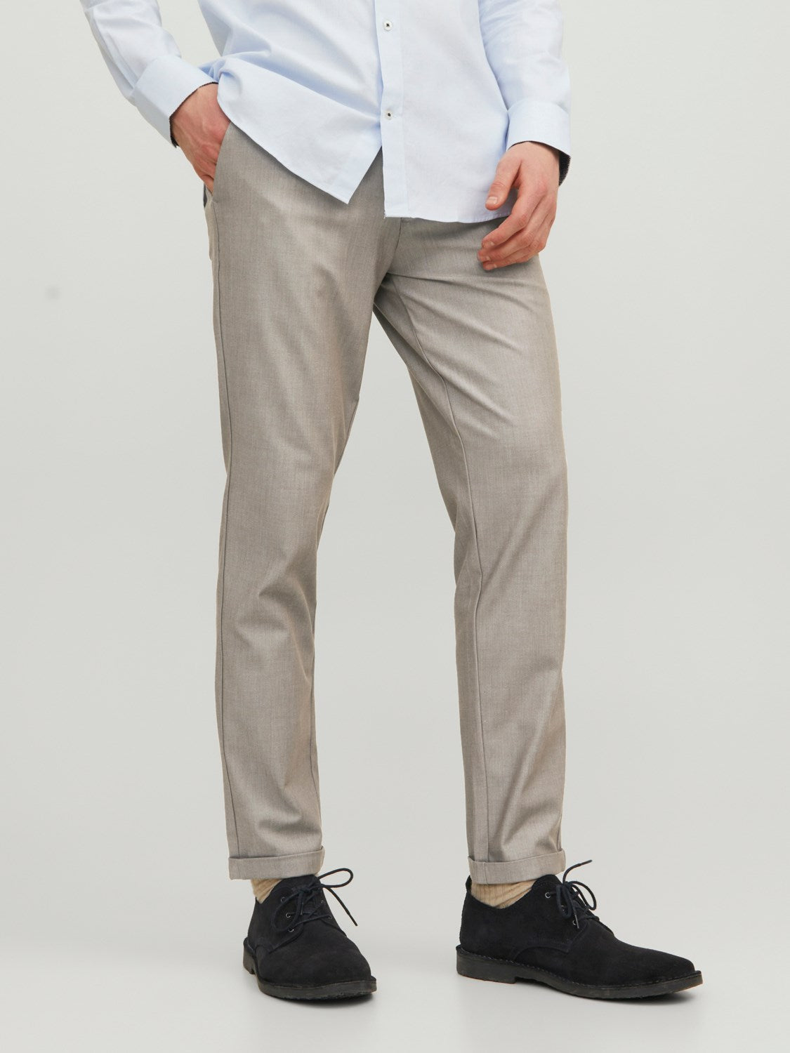 Byxa Marco Connor, beige solid