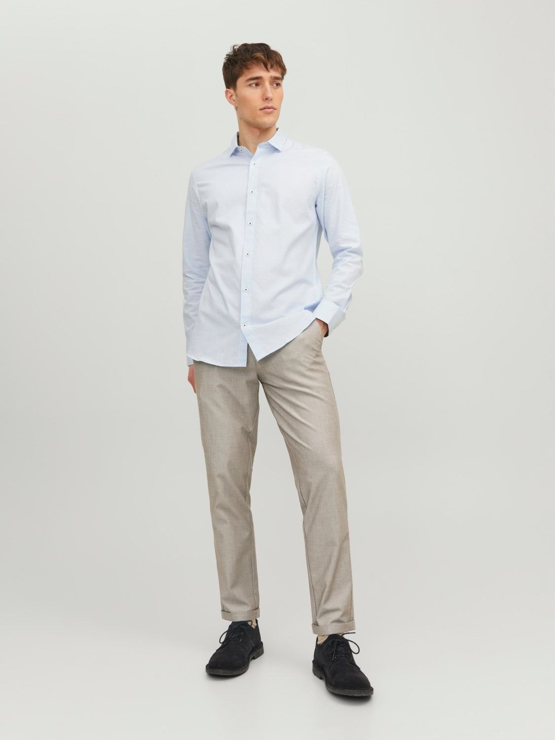 Byxa Marco Connor, beige solid