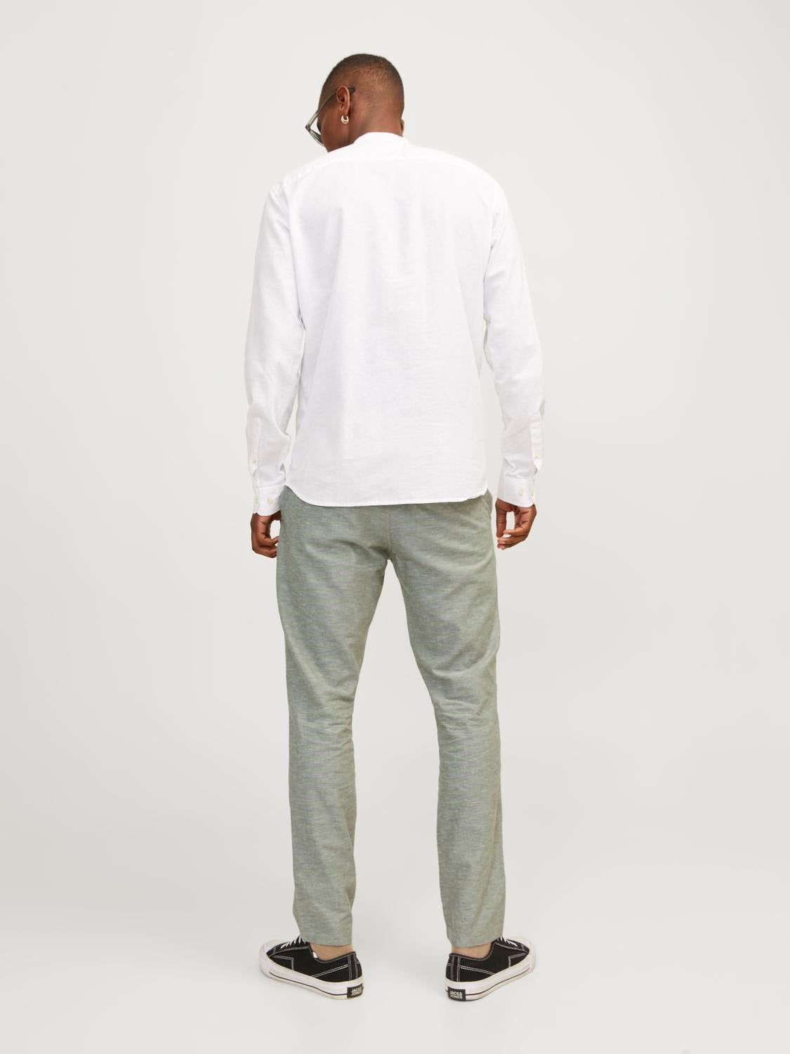 Byxa Ace Summer linen, deep lichen green