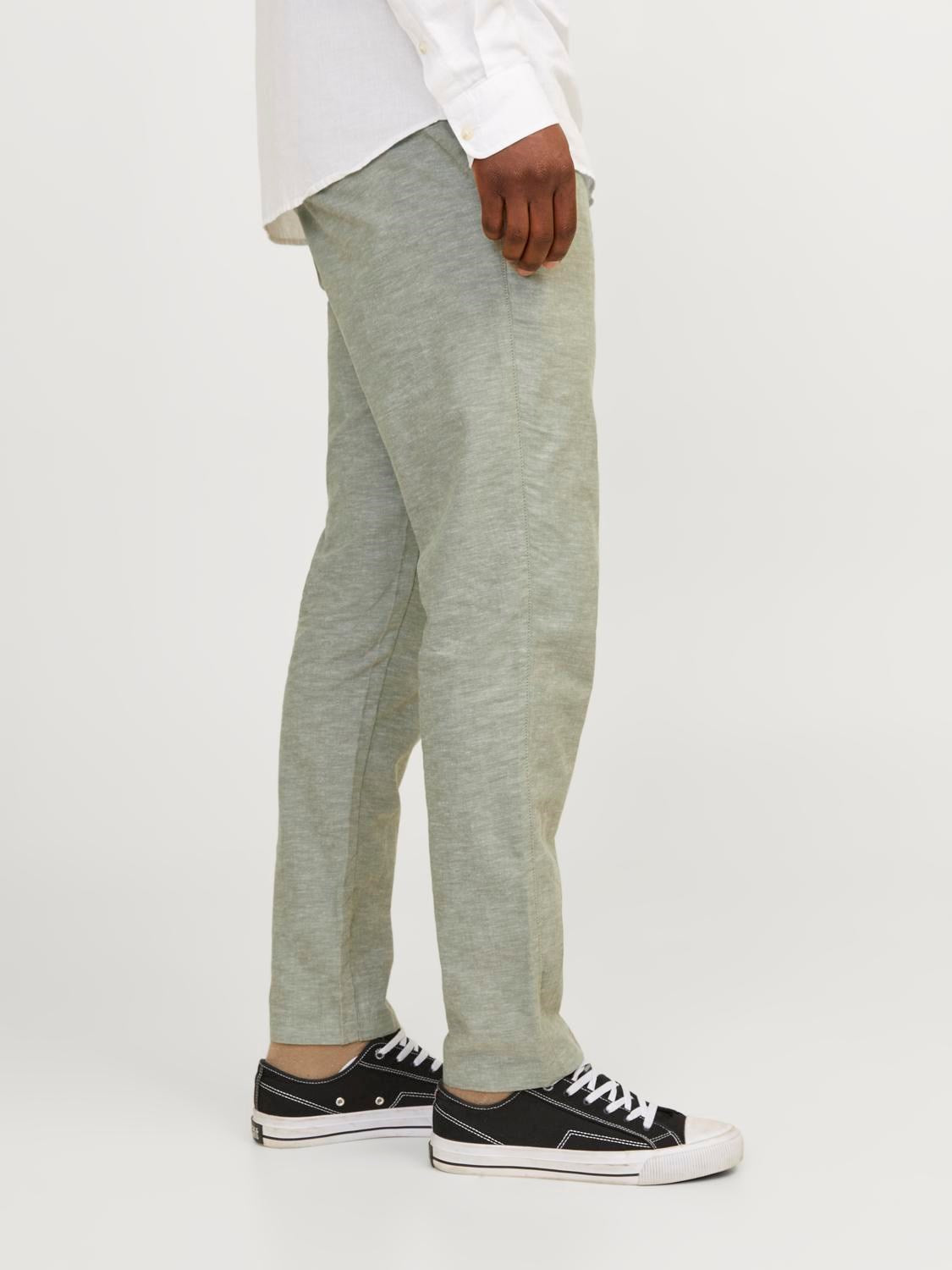 Byxa Ace Summer linen, deep lichen green