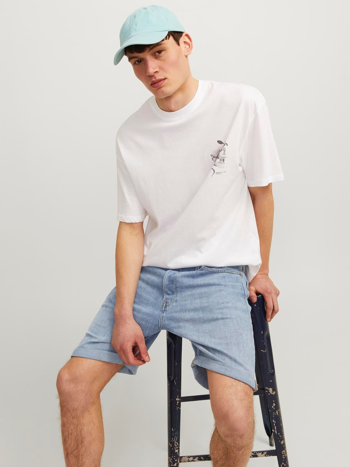 Jeansshorts Chris Wood, blue denim