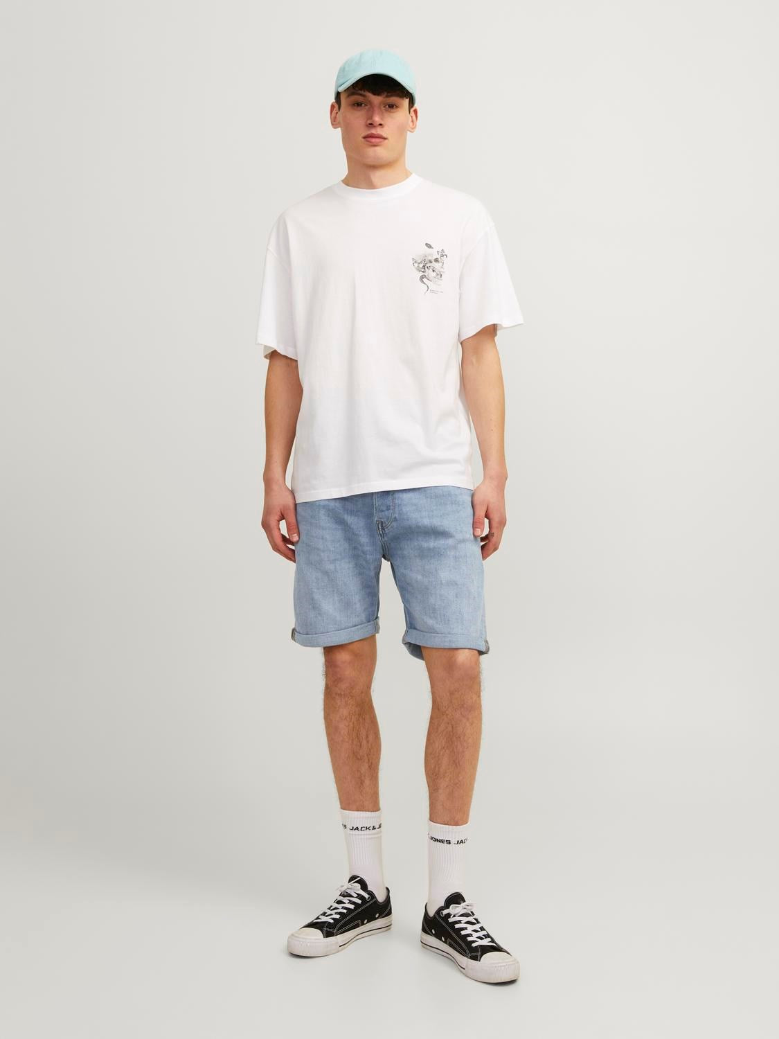 Jeansshorts Chris Wood, blue denim
