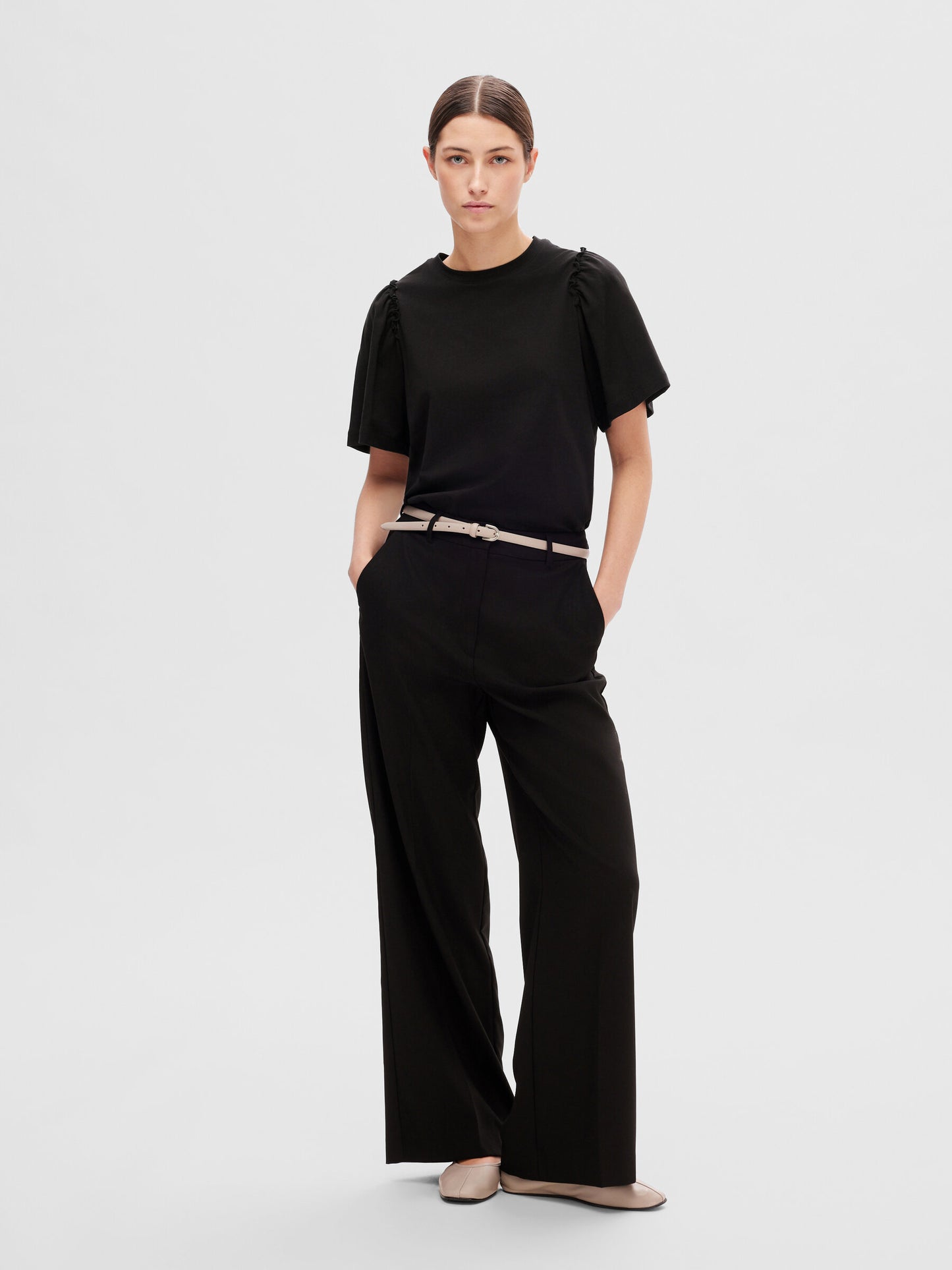 Topp Penelope ruffle