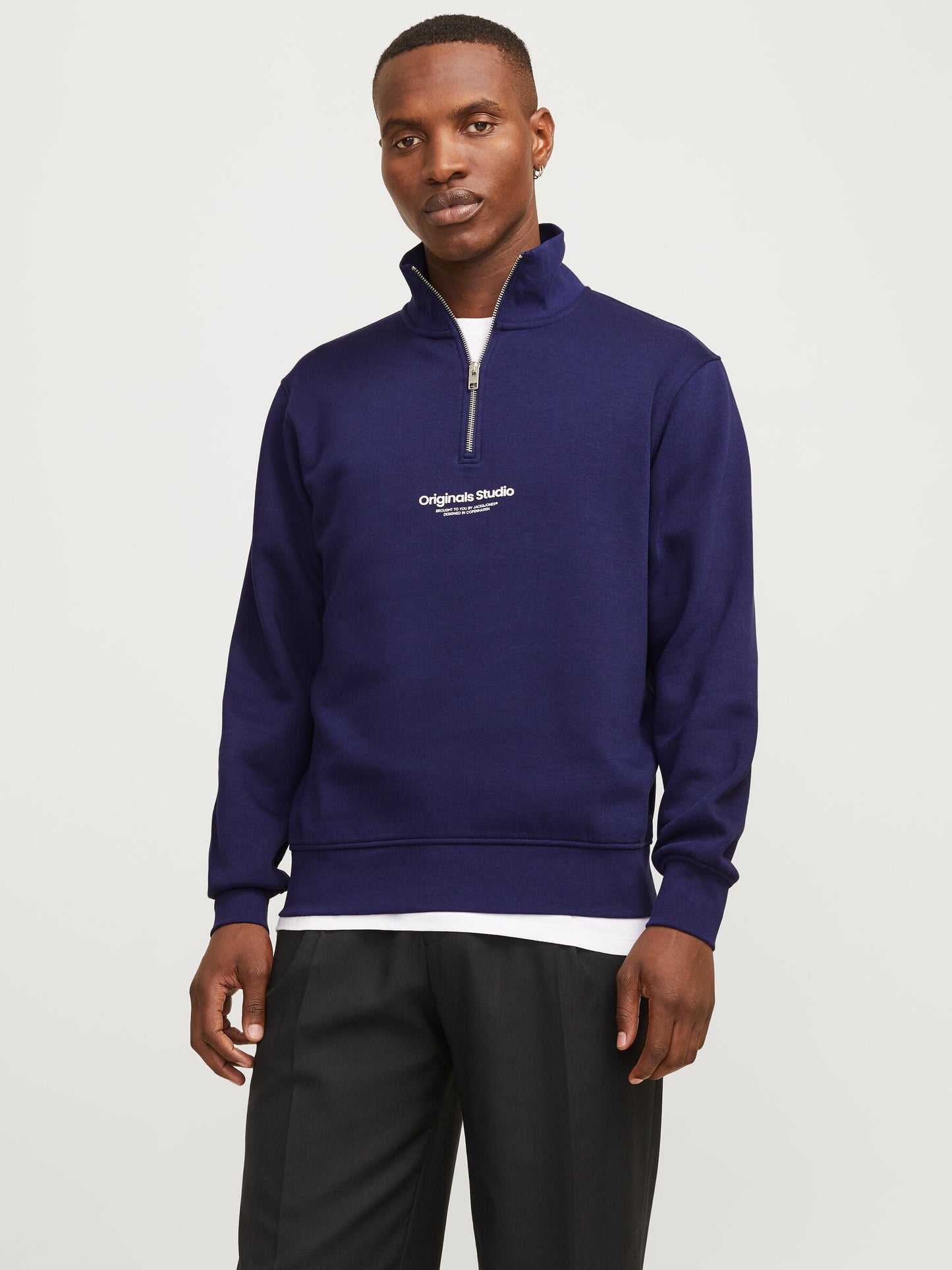 Sweatshirt zip Vesterbro, ocean cavern