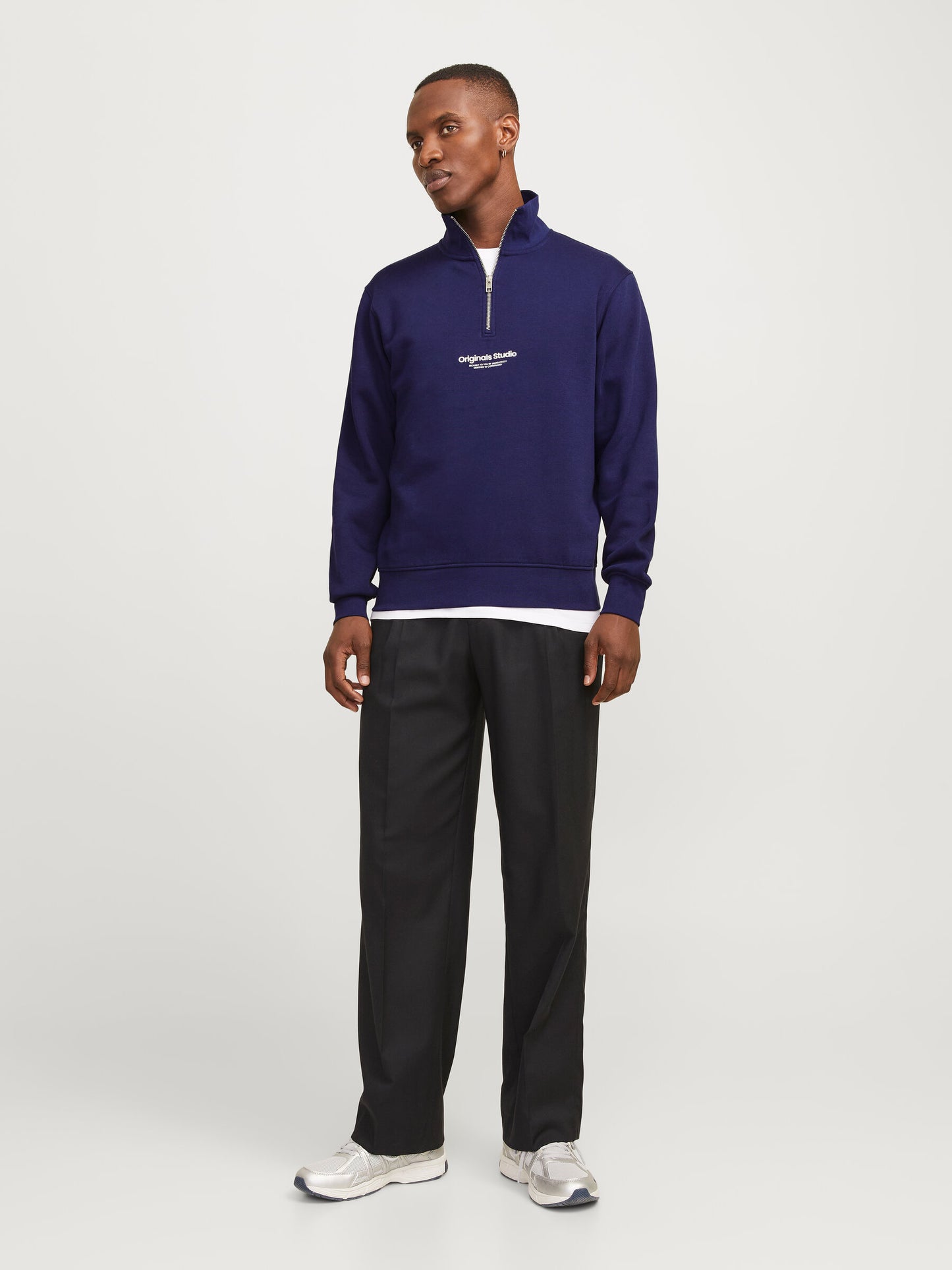 Sweatshirt zip Vesterbro, ocean cavern