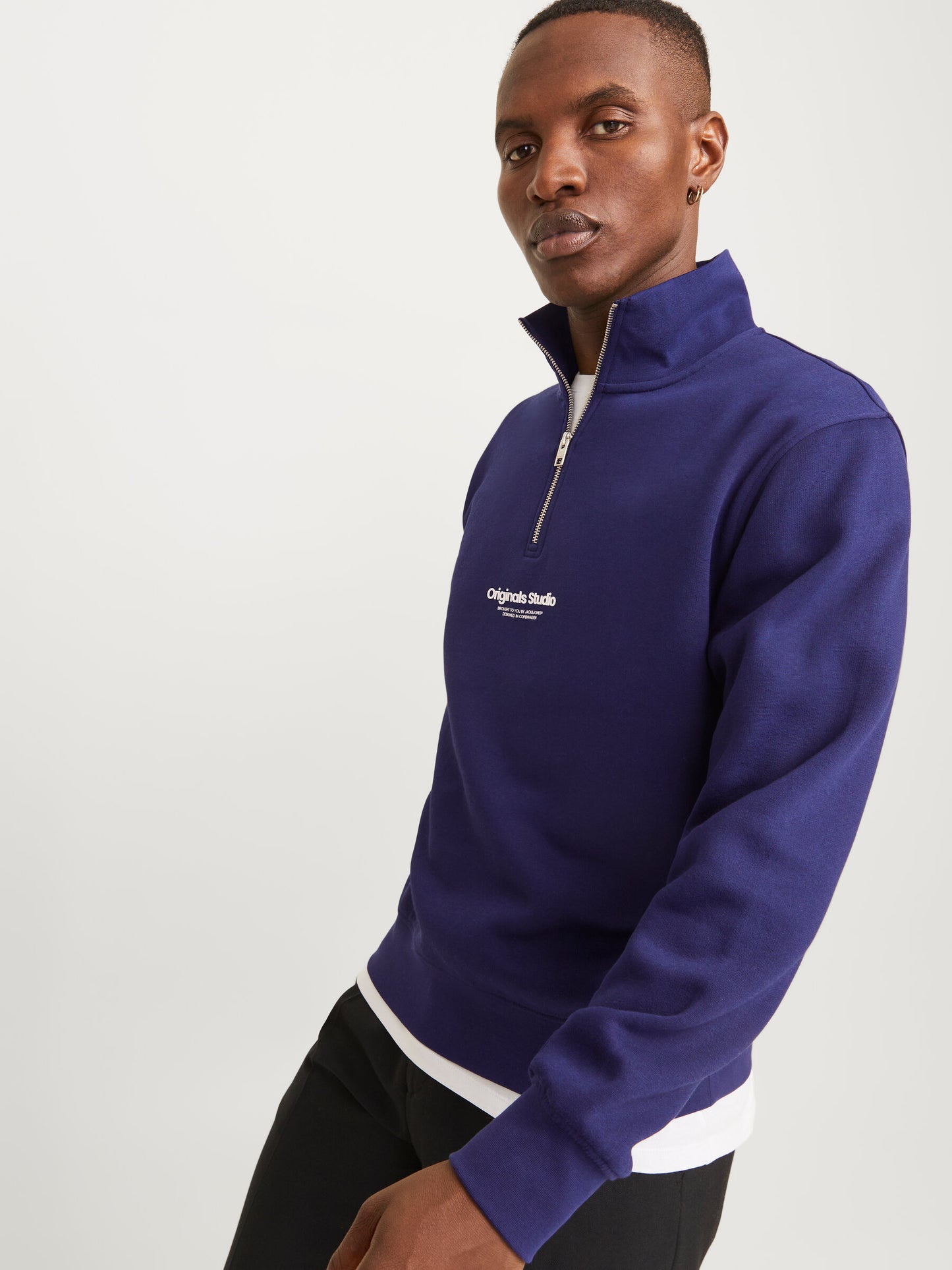 Sweatshirt zip Vesterbro, ocean cavern